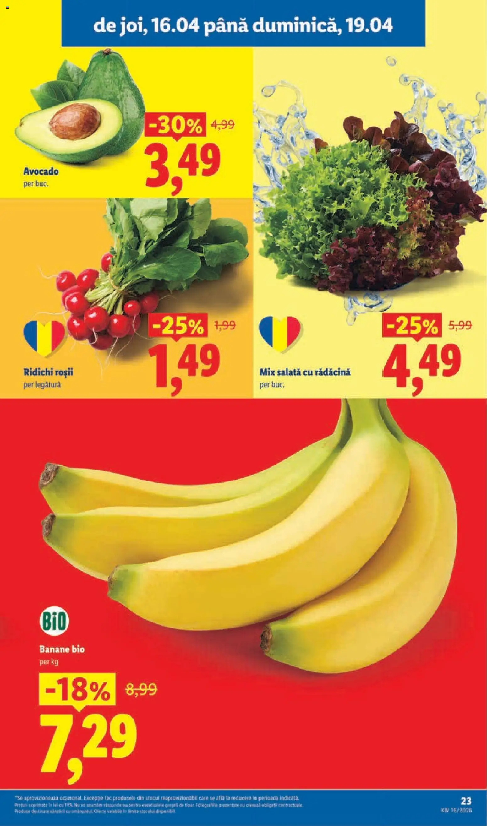 Catalog LIDL 14 - 18 Aprilie 2026 | Pagina 23 | Produse: Şerit ödül, Roșii, Sıcak çikolata, Avocado