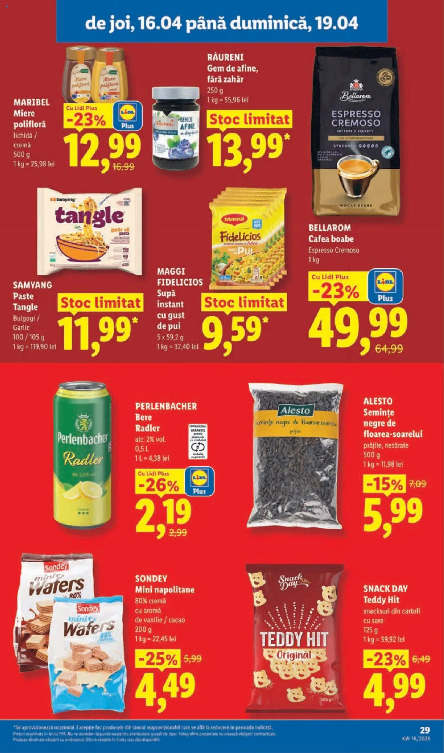 Catalog LIDL 14 - 18 Aprilie 2026 | Pagina 29 | Produse: Semințe, Cremă, Noodles, Cacao