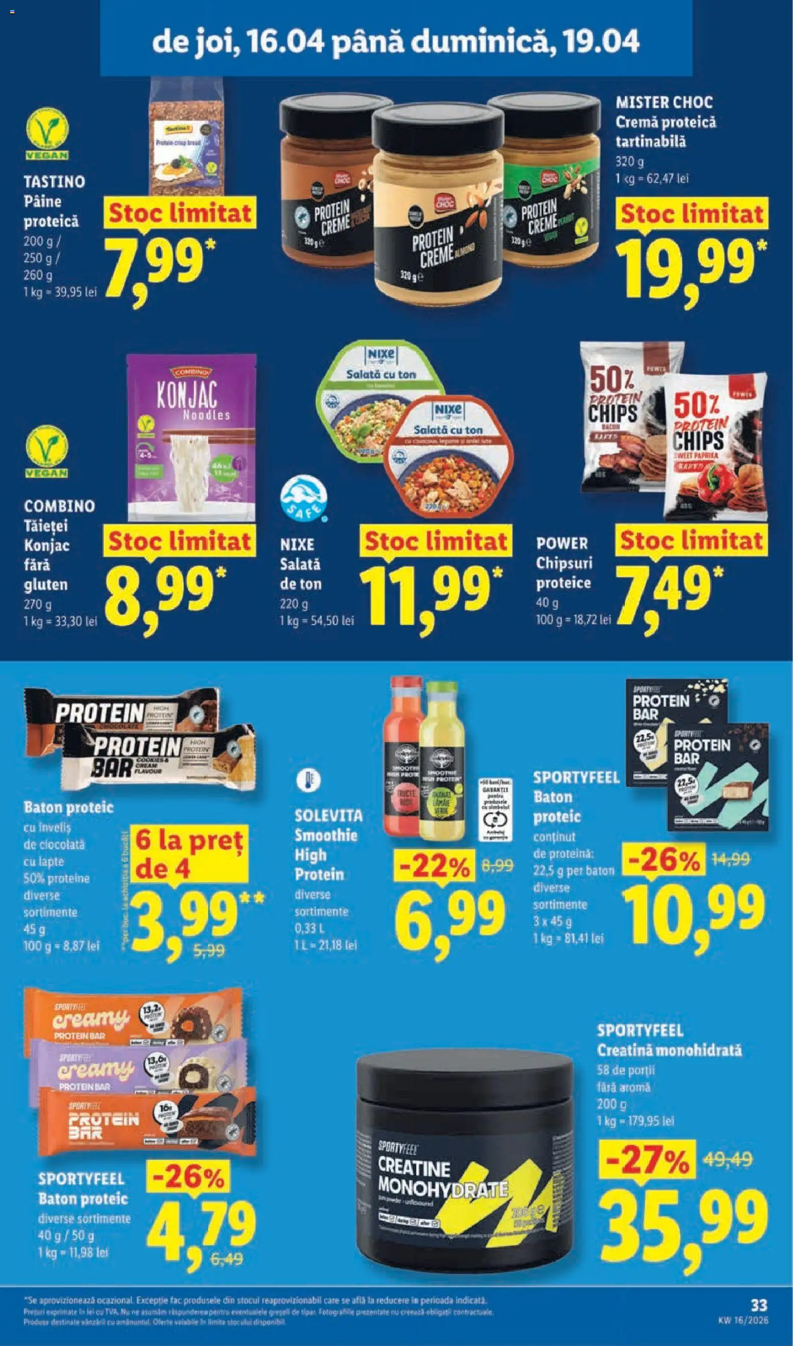 Catalog LIDL 14 - 18 Aprilie 2026 | Pagina 33 | Produse: Cremă, Chipsuri, Salată, Smoothie