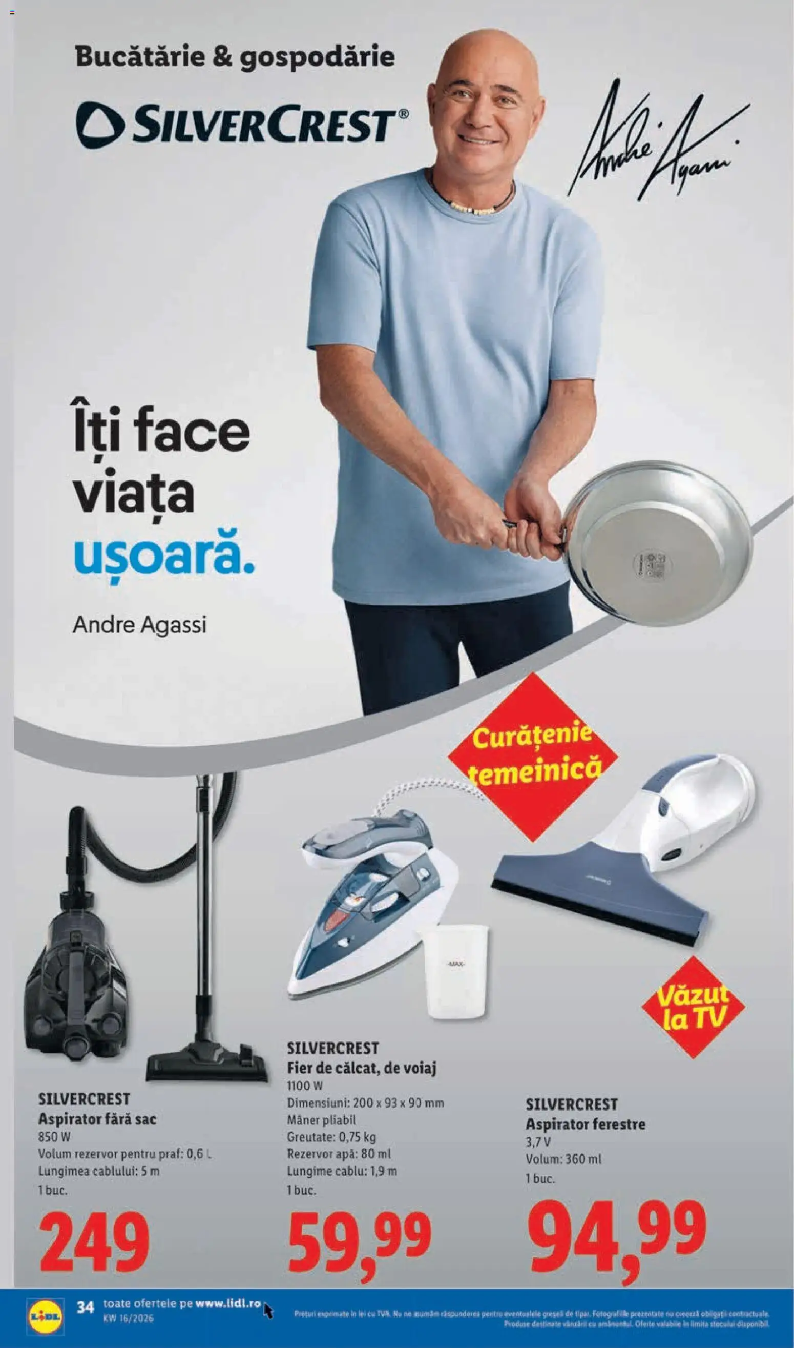 Catalog LIDL 14 - 18 Aprilie 2026 | Pagina 34 | Produse: Aspirator, Mâner, Bucătărie, Apă