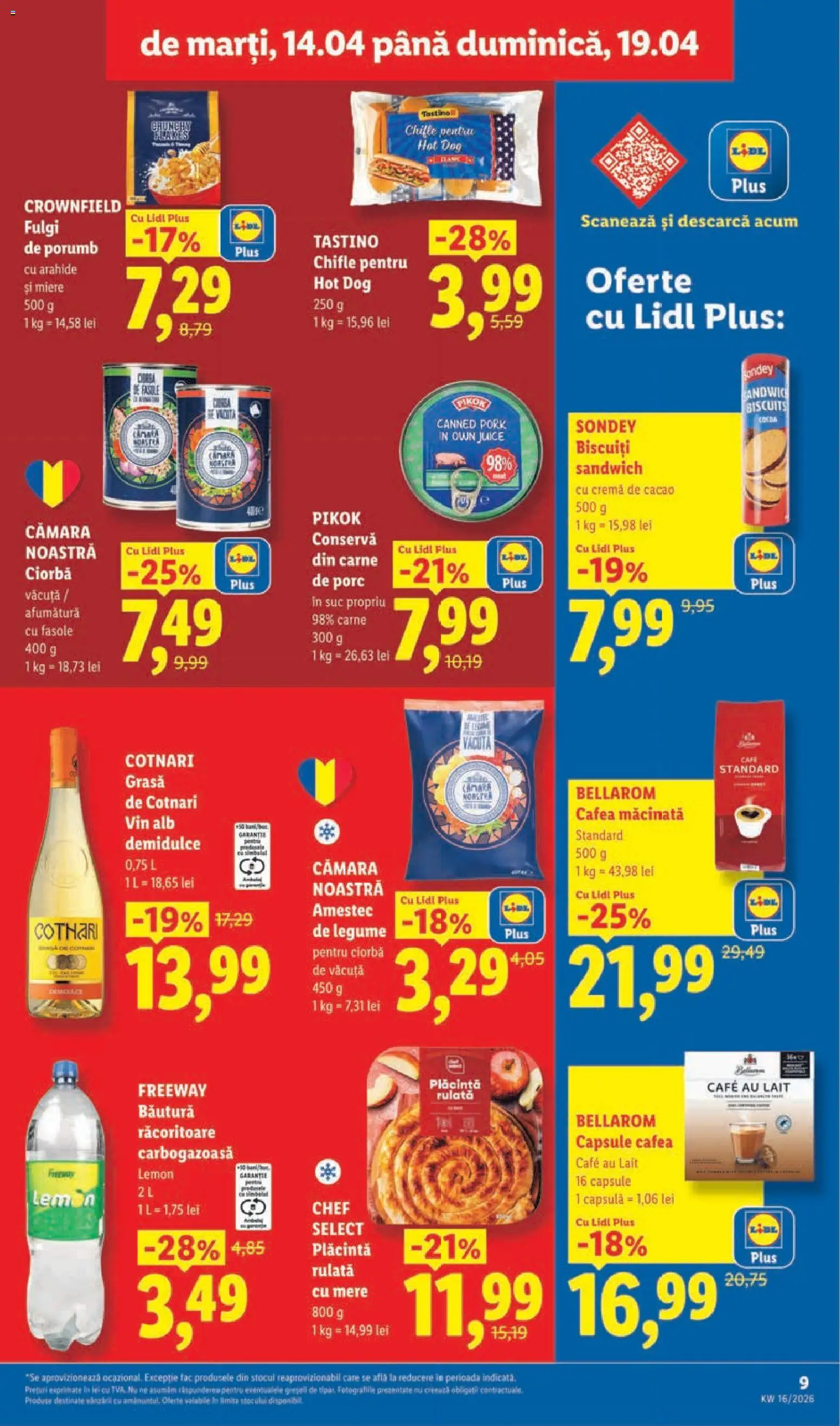 Catalog LIDL 14 - 18 Aprilie 2026 | Pagina 9 | Produse: Plăcintă, Cremă, Apple, Vin
