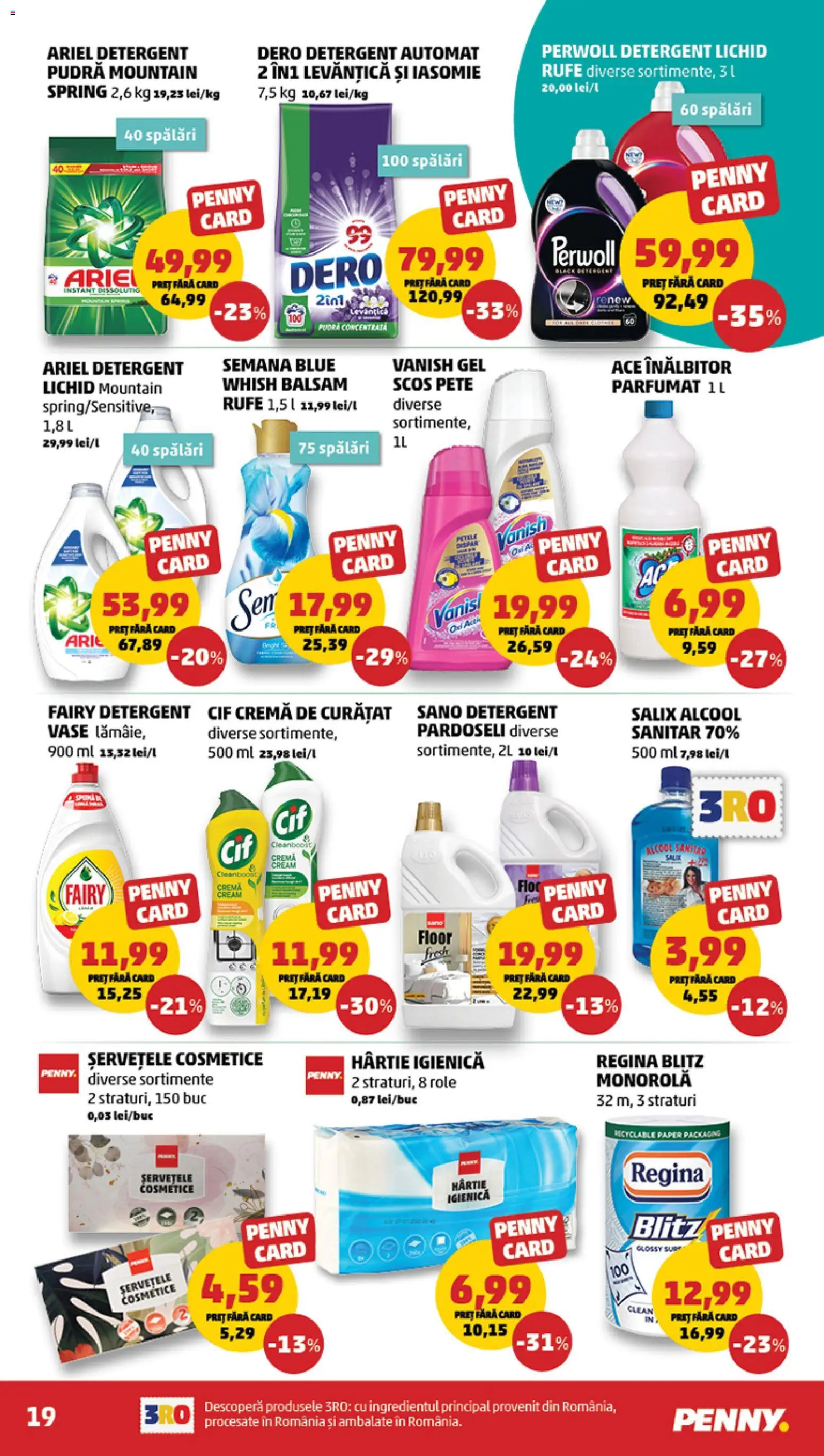 Catalog PENNY Market 8 - 13 Aprilie 2026 | Pagina 19 | Produse: Kedi Ödül Oyuncakları, Role, Pudră, Detergent