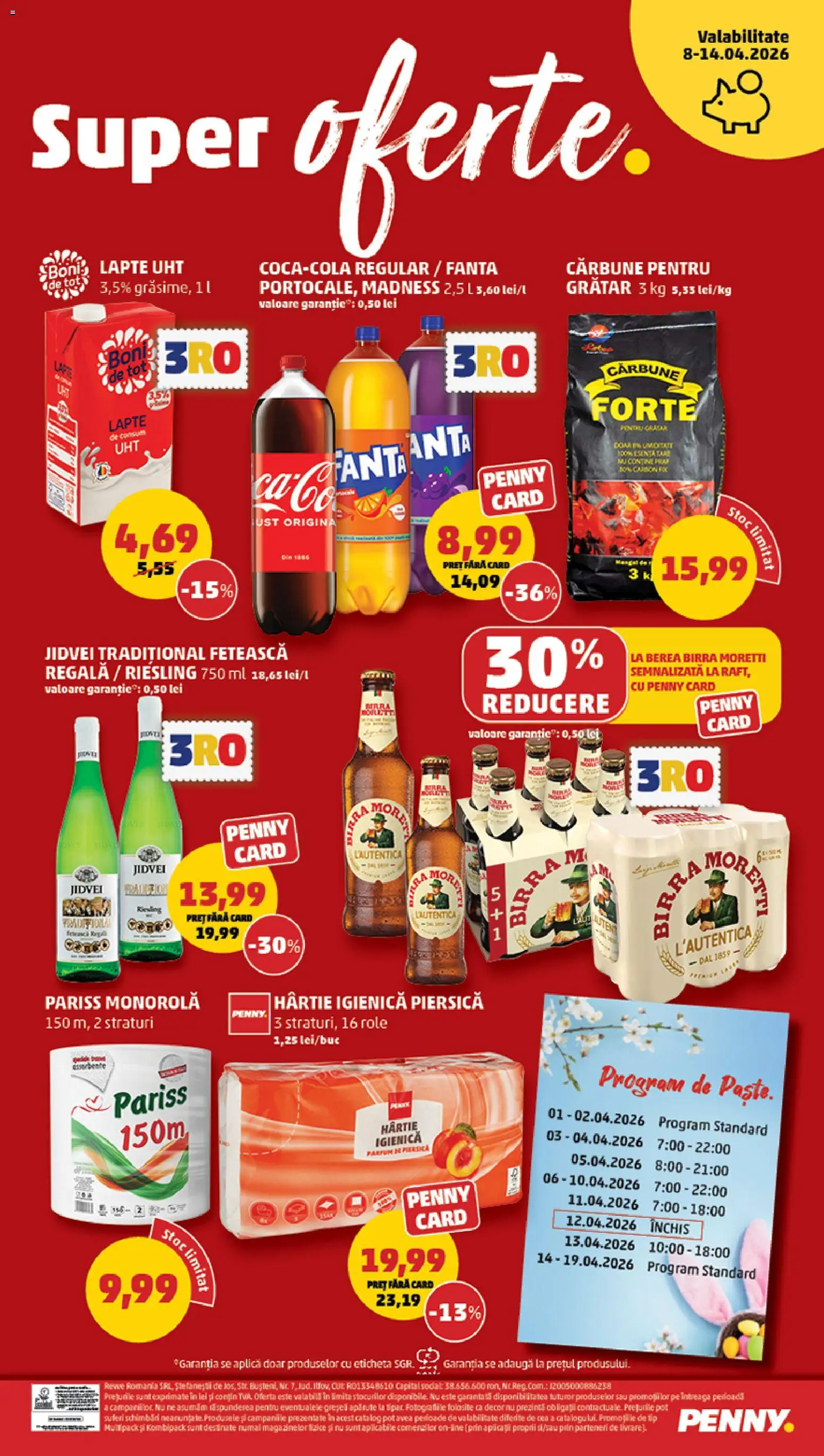 Catalog PENNY Market 8 - 13 Aprilie 2026 | Pagina 20 | Produse: Piersică, Grătar, Role, Lapte