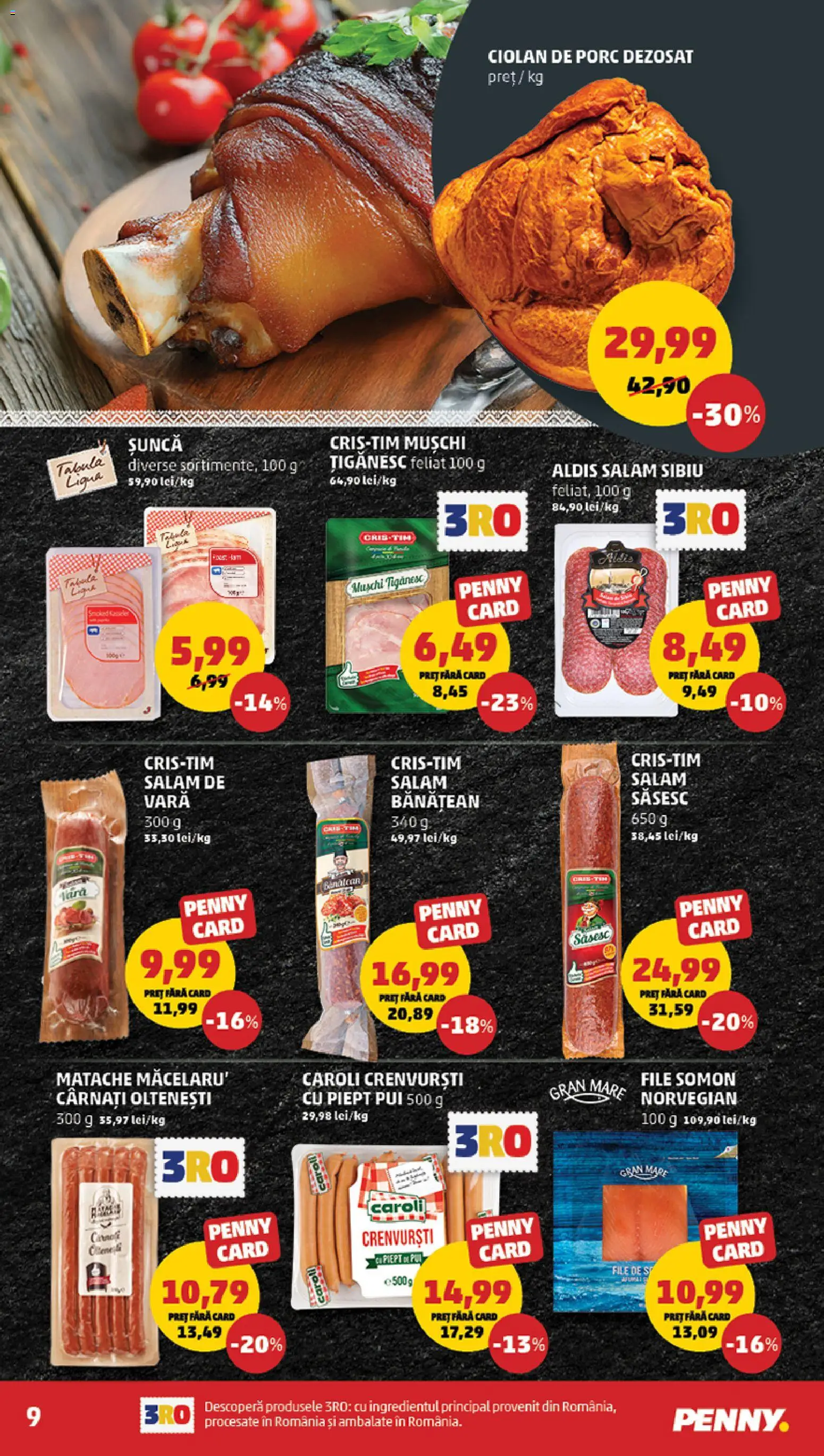Catalog PENNY Market 8 - 13 Aprilie 2026 | Pagina 9 | Produse: Crenvurști, Salam, Șuncă, Cârnați