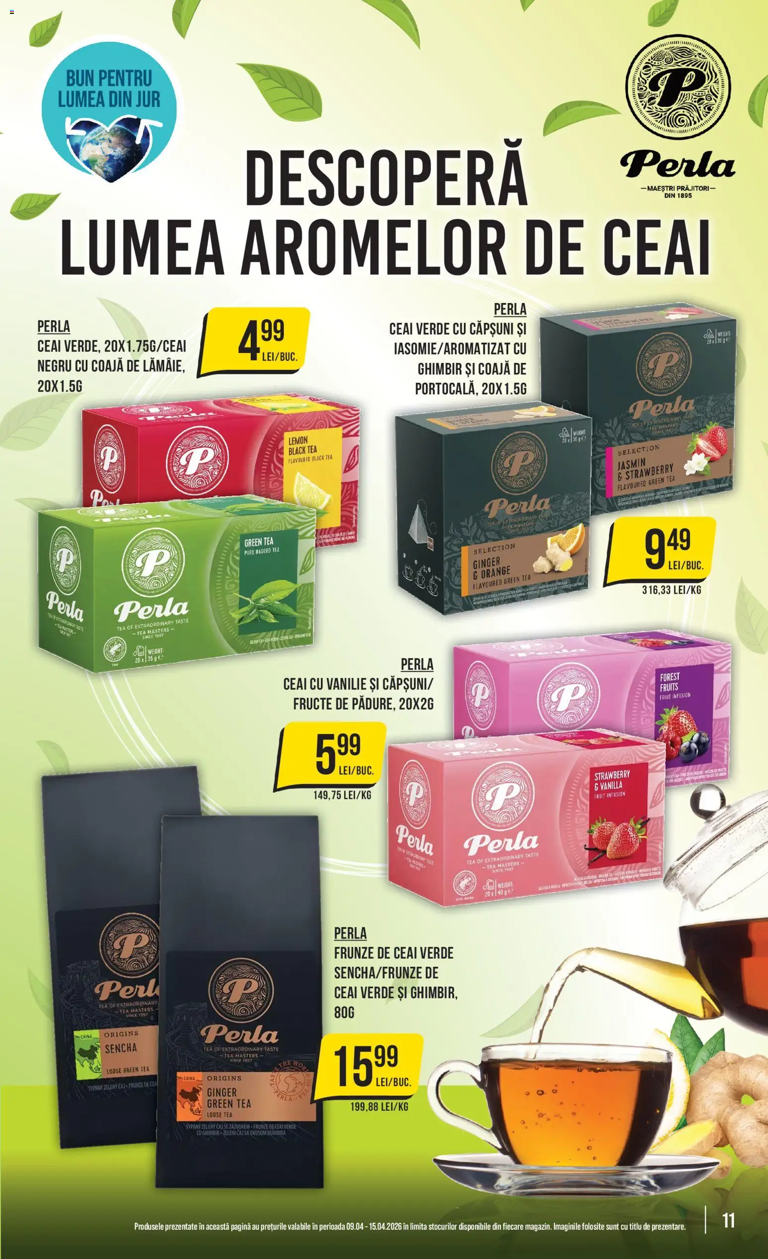 Catalog Mega Image 9 - 14 Aprilie 2026 | Pagina 11 | Produse: Ceai, Căpșuni, Fructe