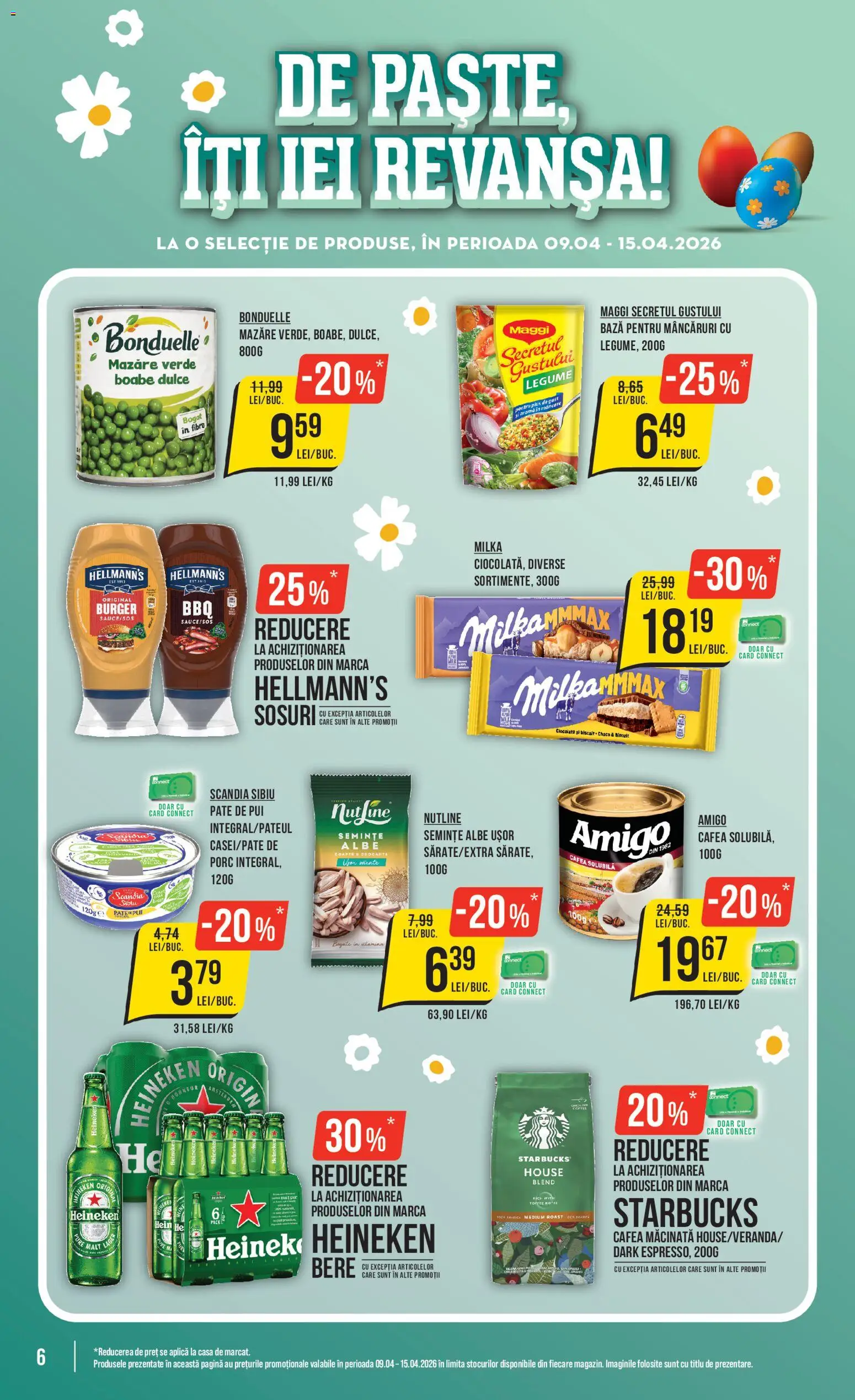 Catalog Mega Image 9 - 14 Aprilie 2026 | Pagina 6 | Produse: Hacıyatmaz Kedi Oyuncağı, Semințe, Cafea, Bere