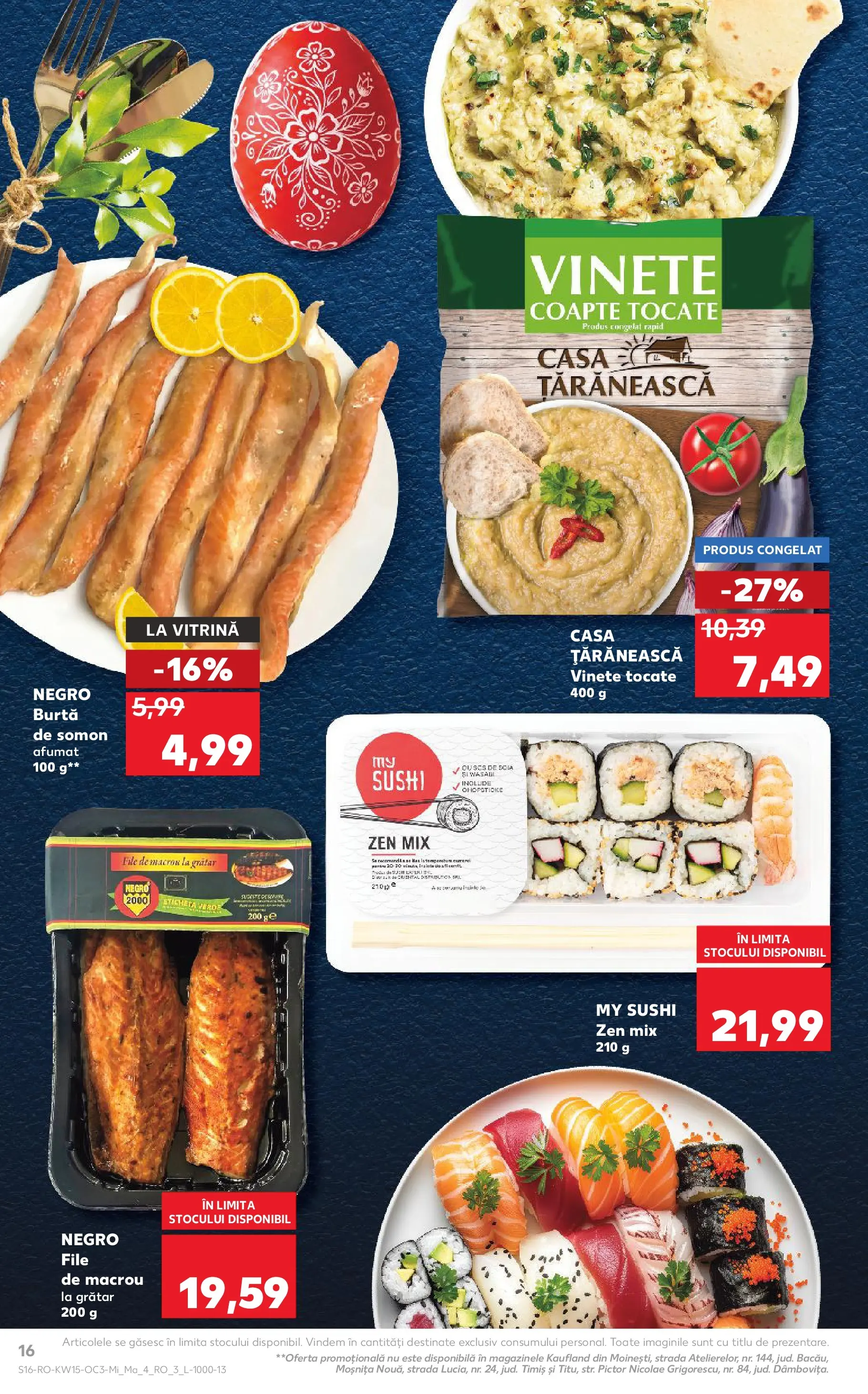 Catalog Kaufland 8 - 13 Aprilie 2026 | Pagina 16 | Produse: Grătar, Sushi, Vitrină, Sos