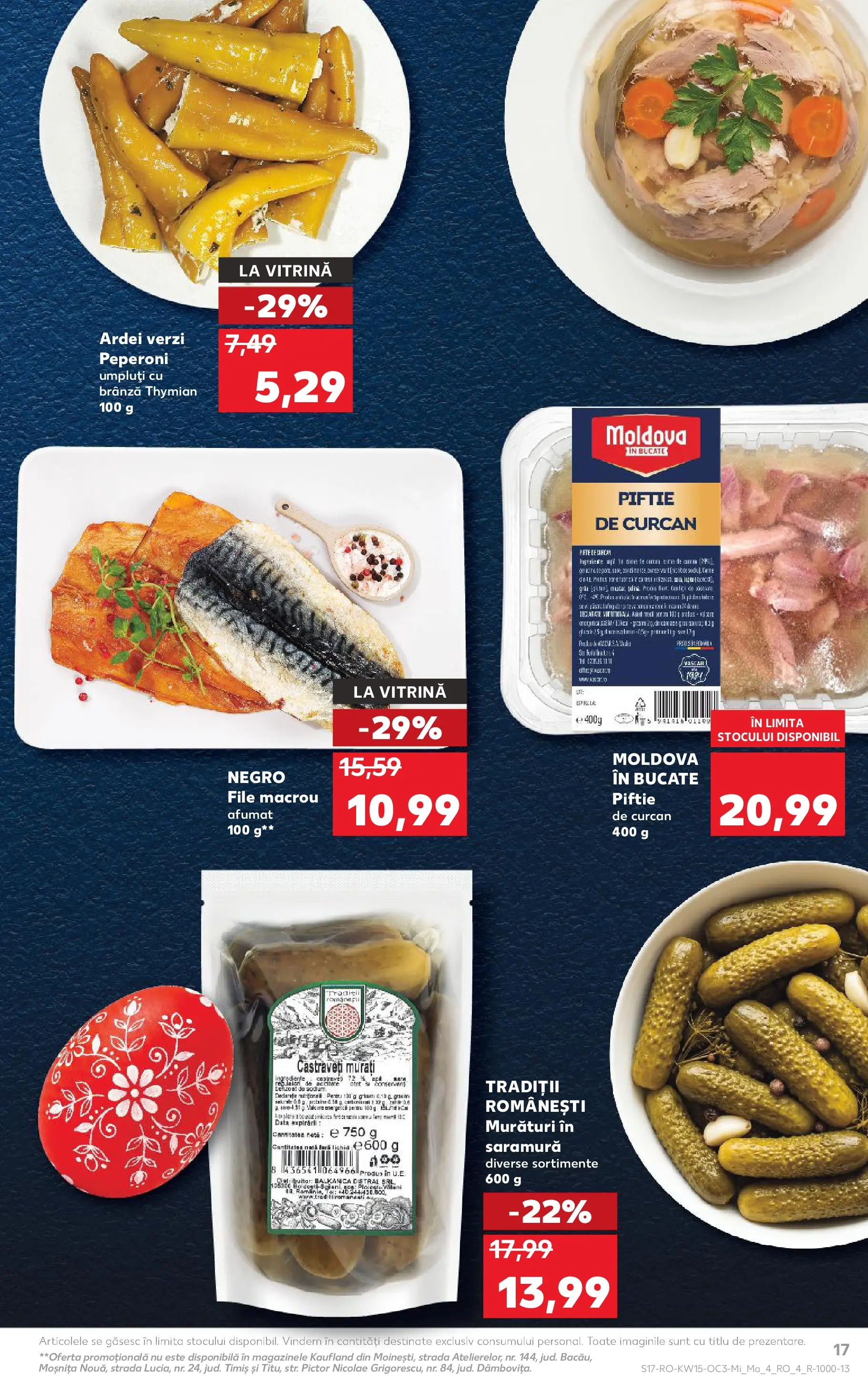 Catalog Kaufland 8 - 13 Aprilie 2026 | Pagina 17 | Produse: Vitrină, Ardei, Brânză, Castraveți