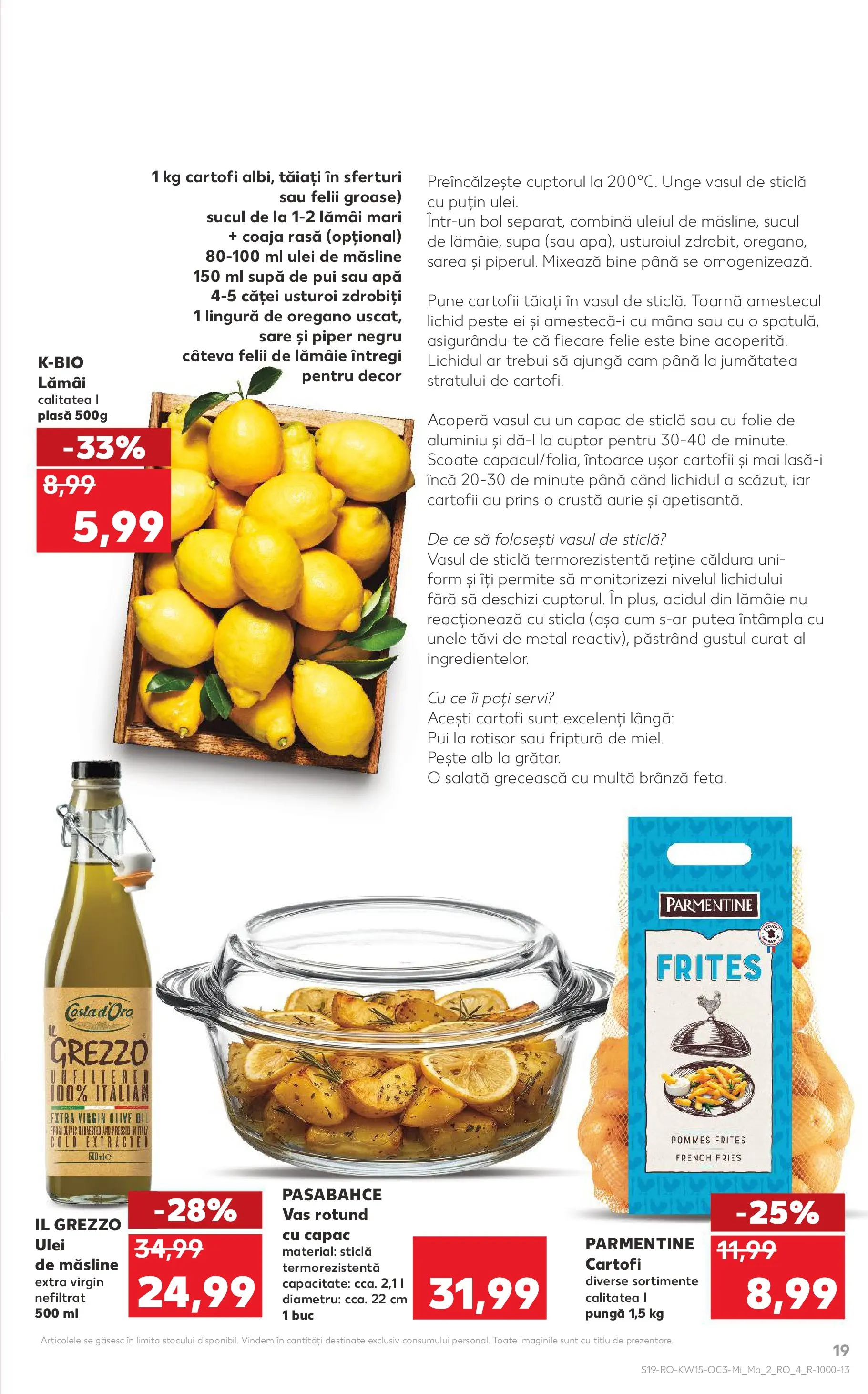 Catalog Kaufland 8 - 13 Aprilie 2026 | Pagina 19 | Produse: Cuptor, Bol, Salată, Usturoi