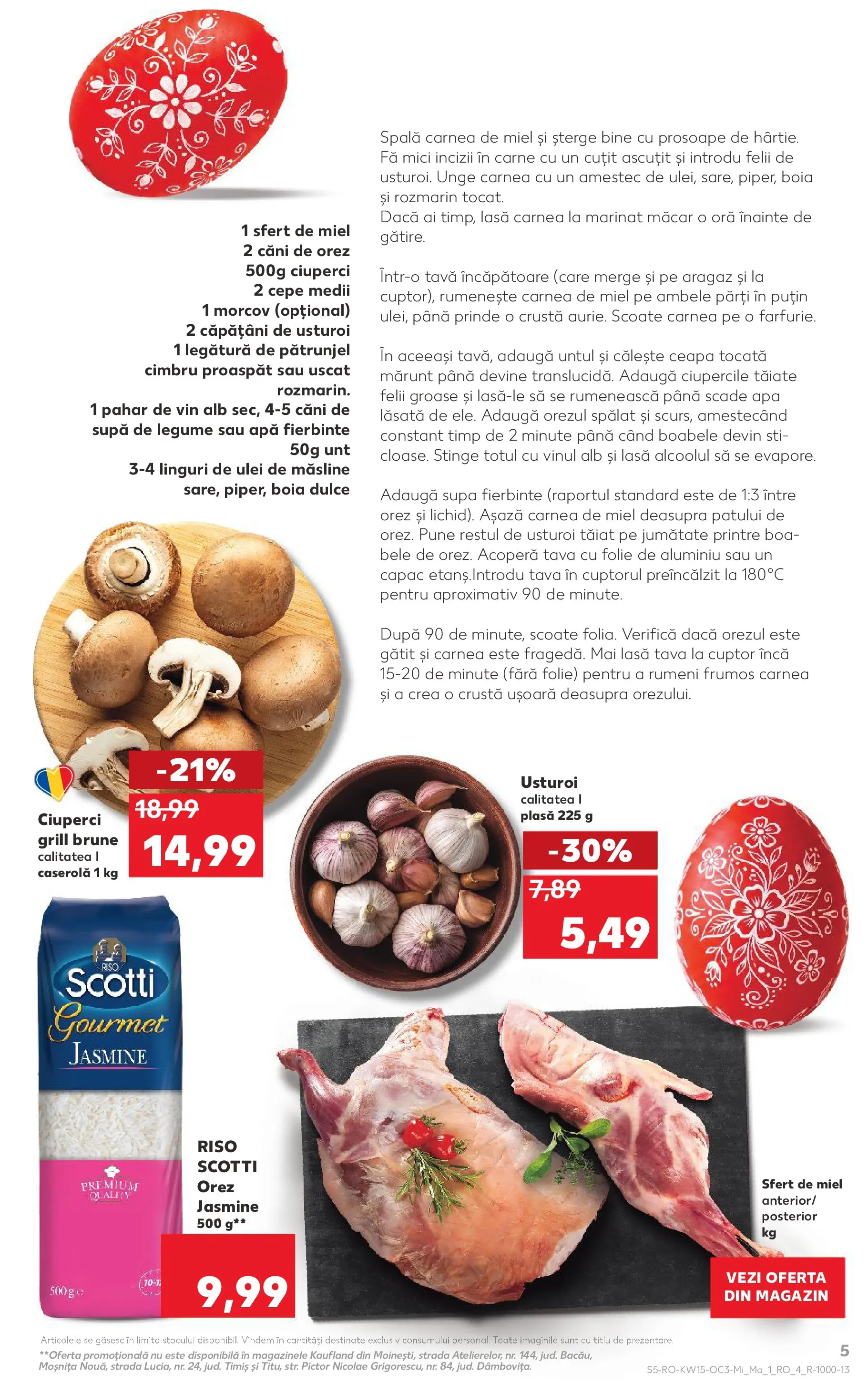 Catalog Kaufland 8 - 13 Aprilie 2026 | Pagina 5 | Produse: Cuptor, Orez, Ceapă, Apă