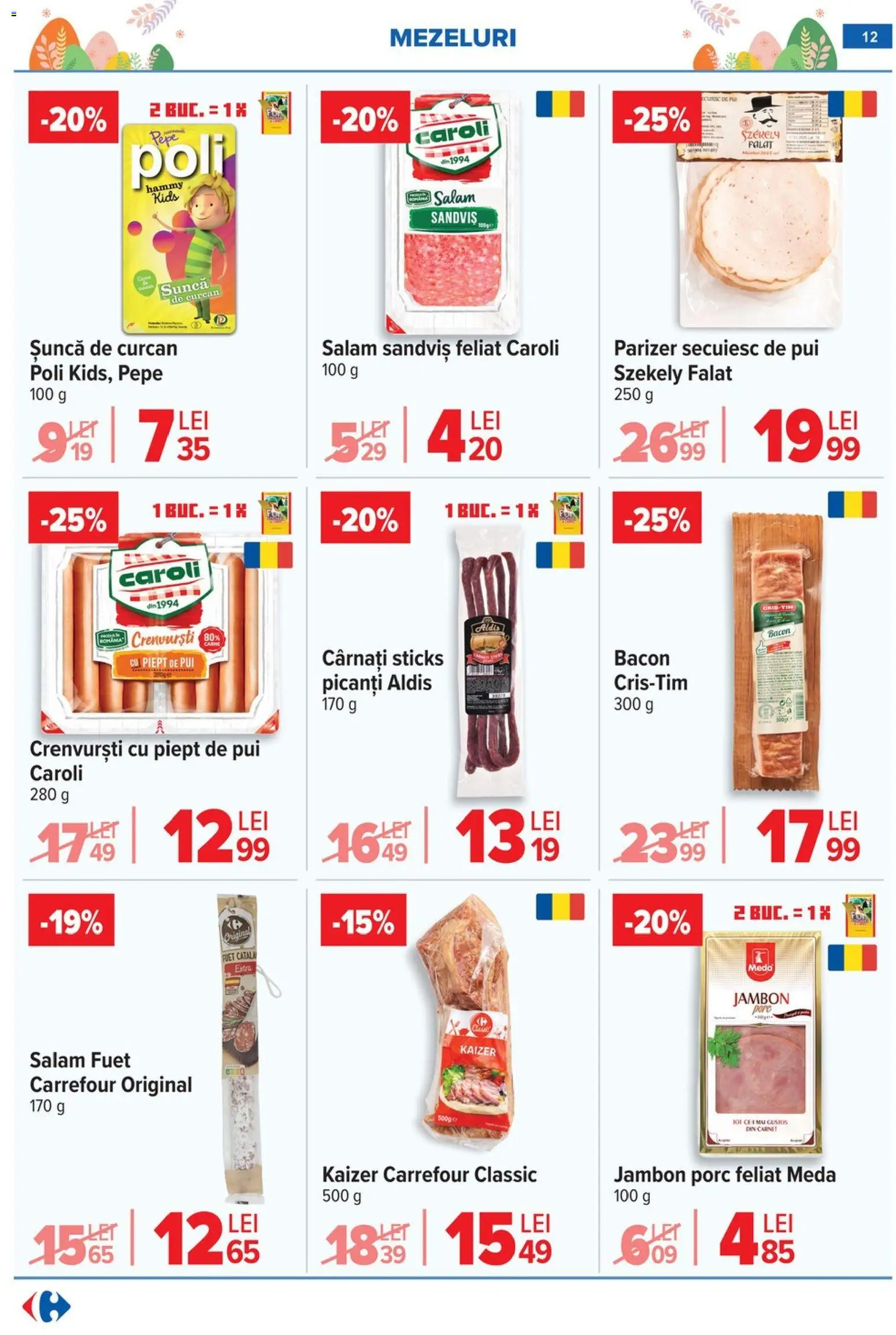 Catalog Carrefour 6 - 13 Aprilie 2026 | Pagina 14 | Produse: Cașcaval, Salam, Pește