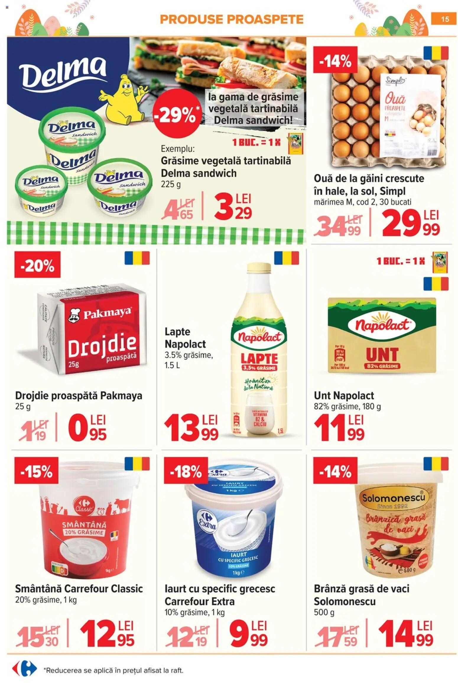 Catalog Carrefour 6 - 13 Aprilie 2026 | Pagina 17 | Produse: Brânză, Cremă, Kefir, Căpșuni