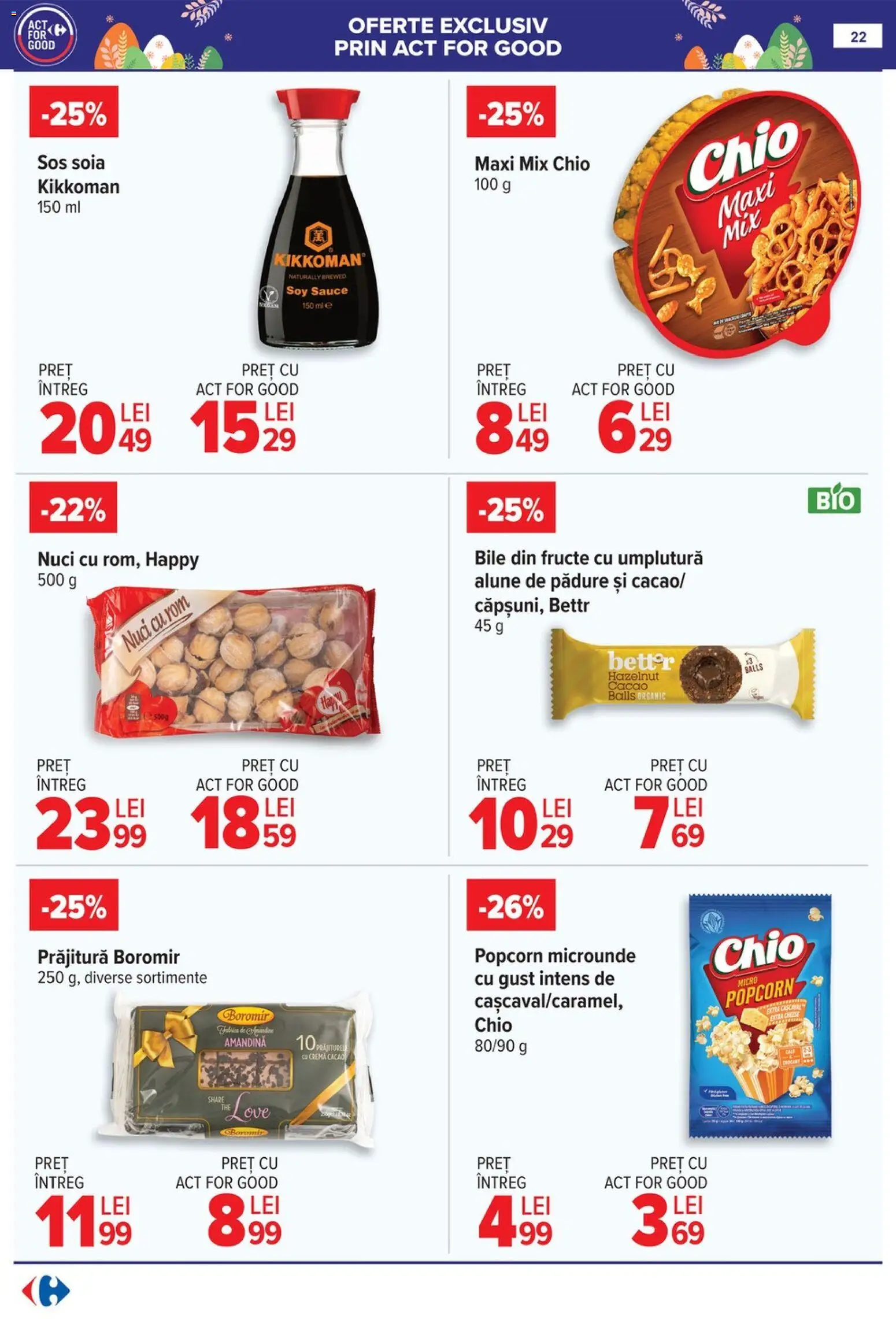 Catalog Carrefour 6 - 13 Aprilie 2026 | Pagina 24 | Produse: Plăcintă, Unt, Cremă, Salată