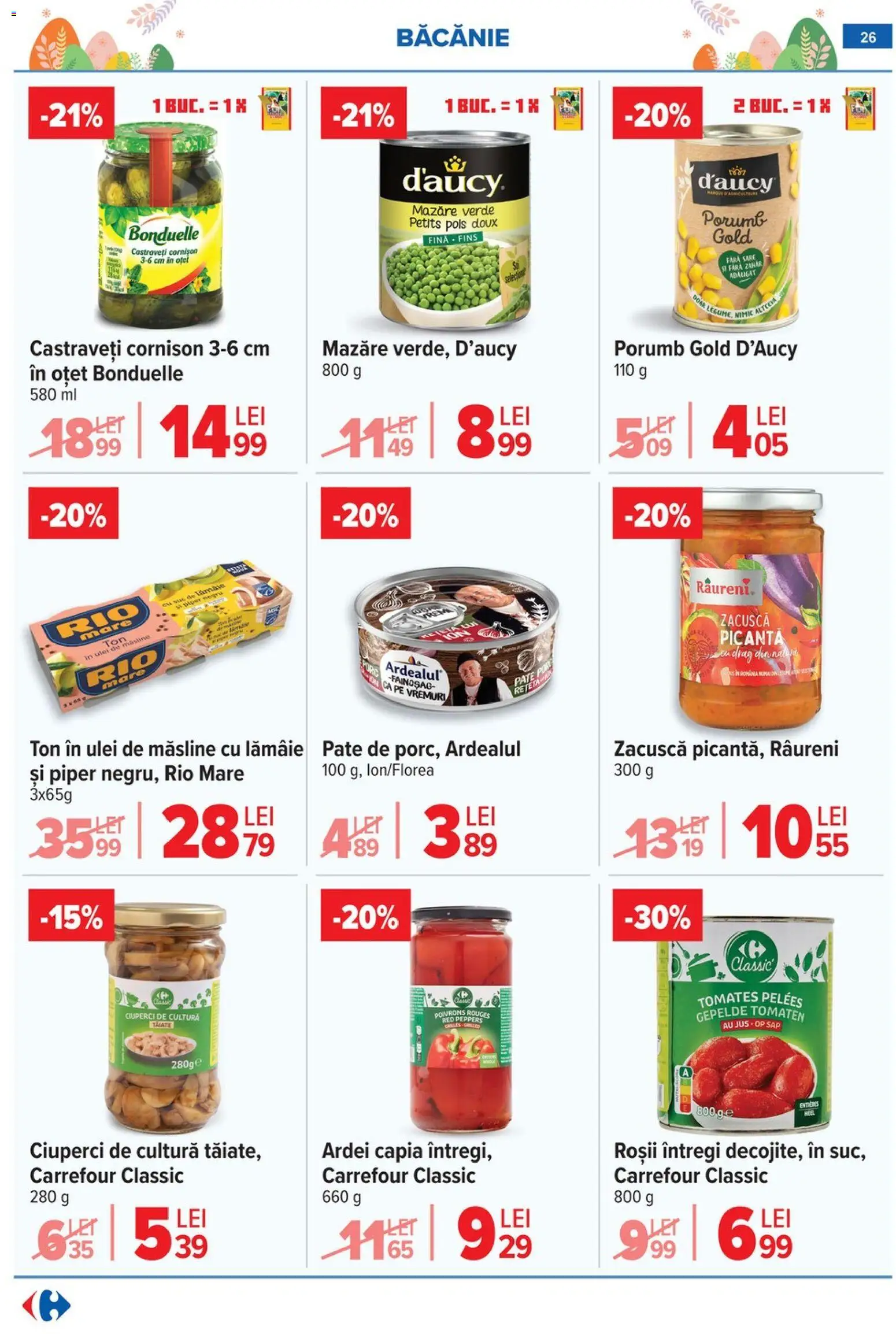 Catalog Carrefour 6 - 13 Aprilie 2026 | Pagina 28 | Produse: Amandină, Prăjitură, Alune, Sos
