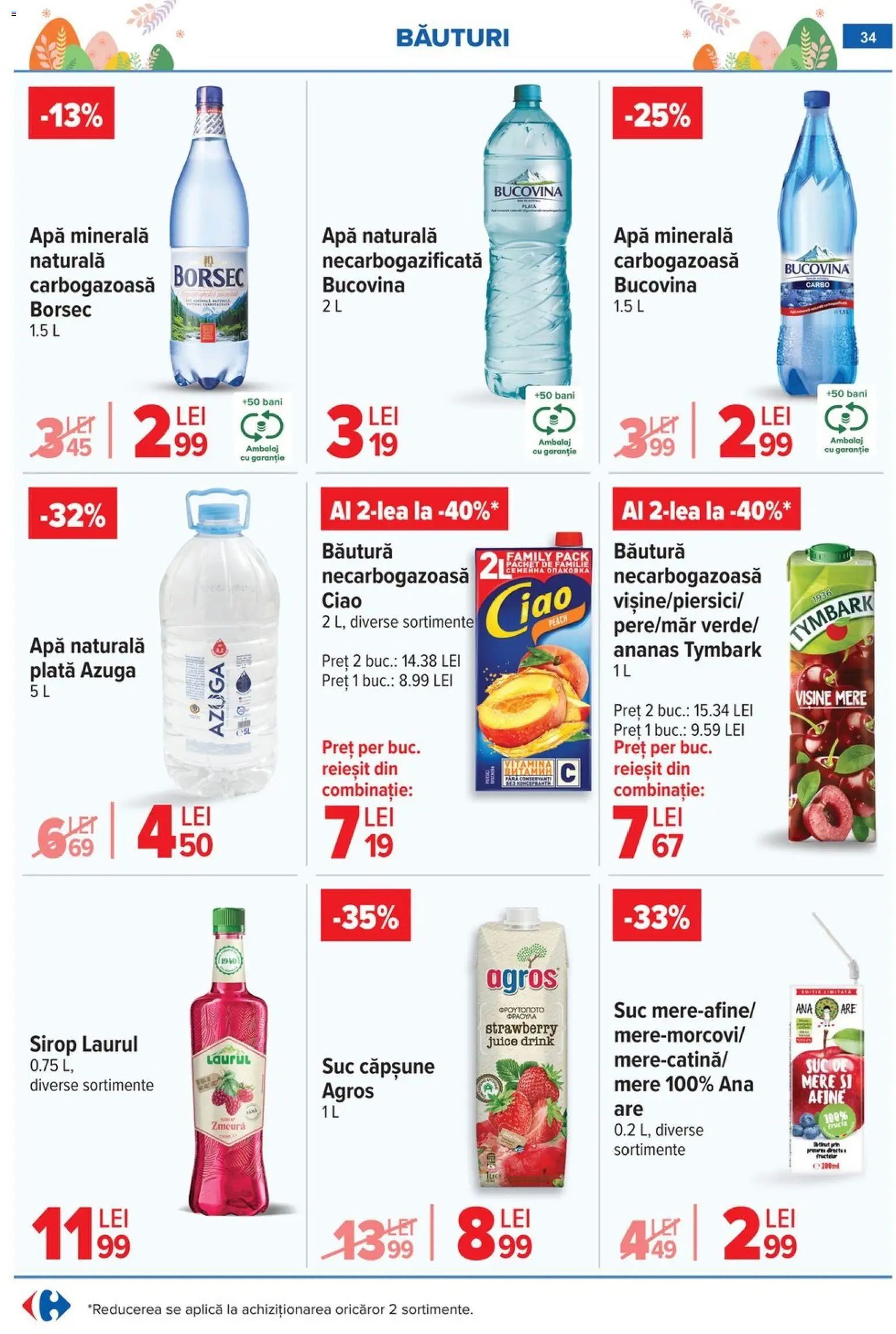 Catalog Carrefour 6 - 13 Aprilie 2026 | Pagina 36 | Produse: Arahide, Migdale, Chipsuri, Cacao