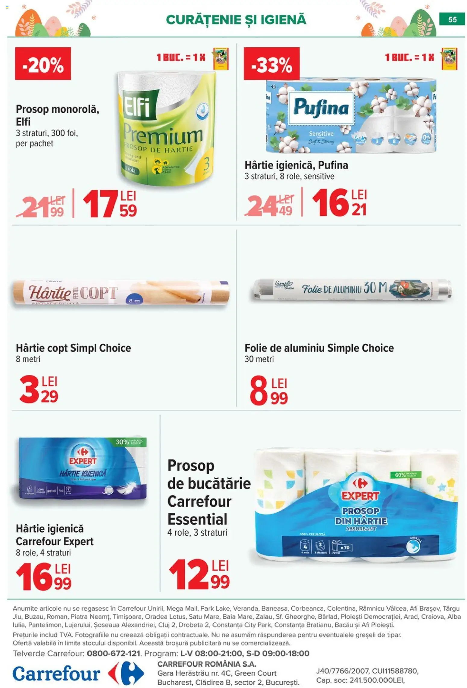 Catalog Carrefour 6 - 13 Aprilie 2026 | Pagina 57 | Produse: Detergent, Absorbante, Scutece