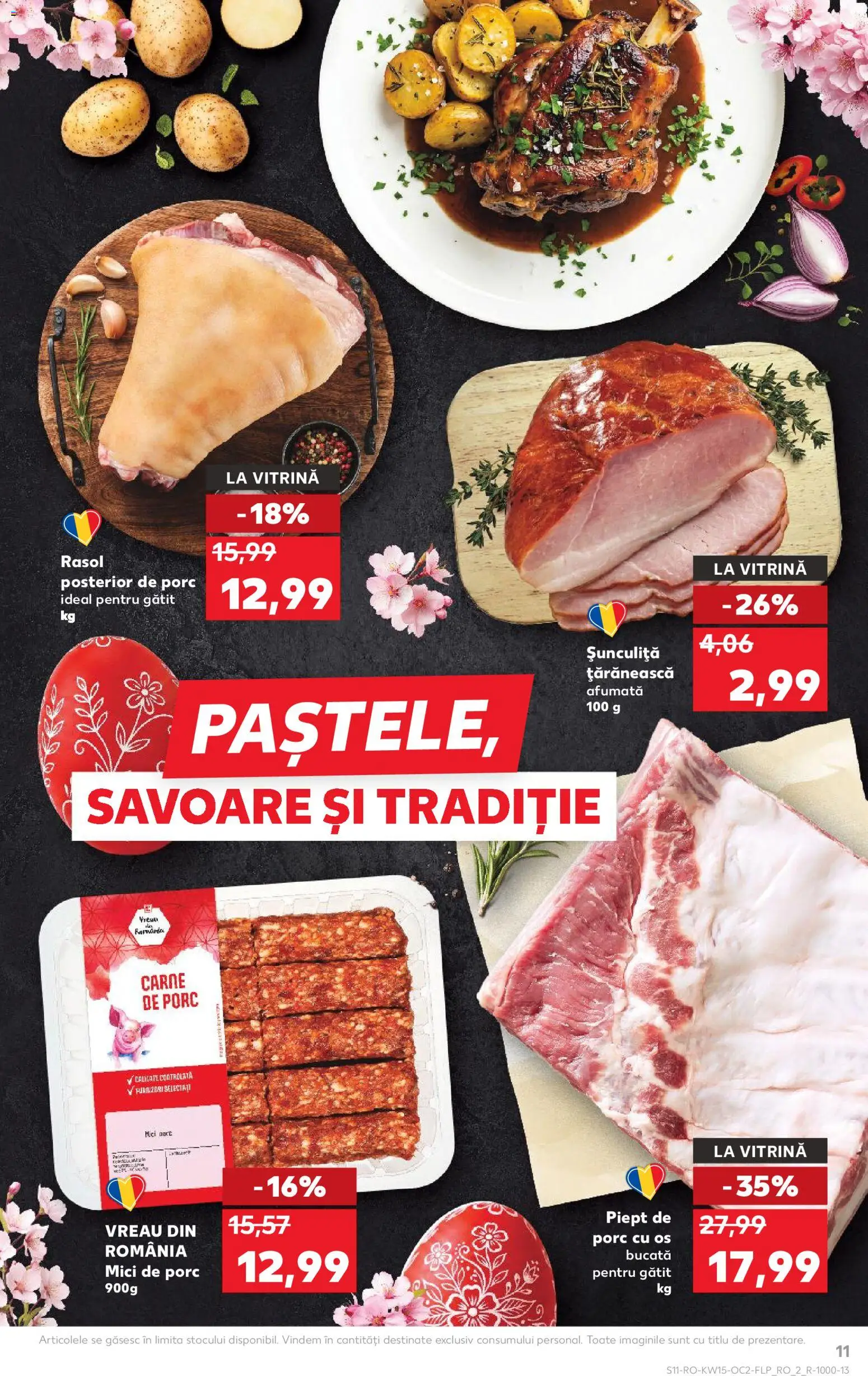 Catalog Kaufland 8 - 13 Aprilie 2026 | Pagina 11 | Produse: Vitrină, Mici, Carne De Porc, Rasol