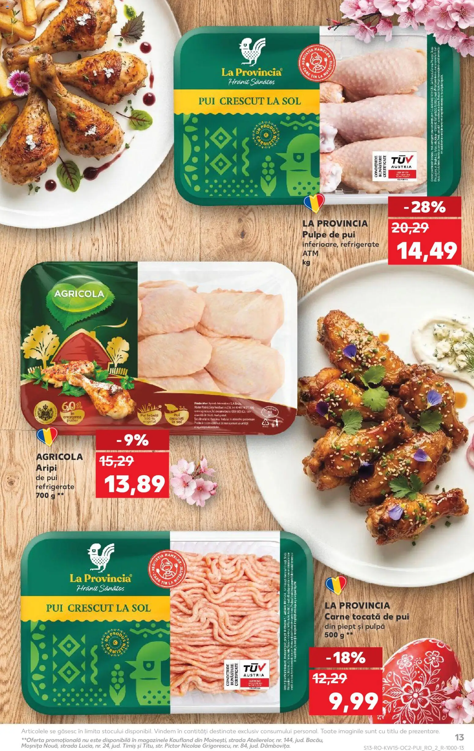 Catalog Kaufland 8 - 13 Aprilie 2026 | Pagina 13 | Produse: Hacıyatmaz Kedi Oyuncağı, Kedi Oyun Alanları, Carne tocată
