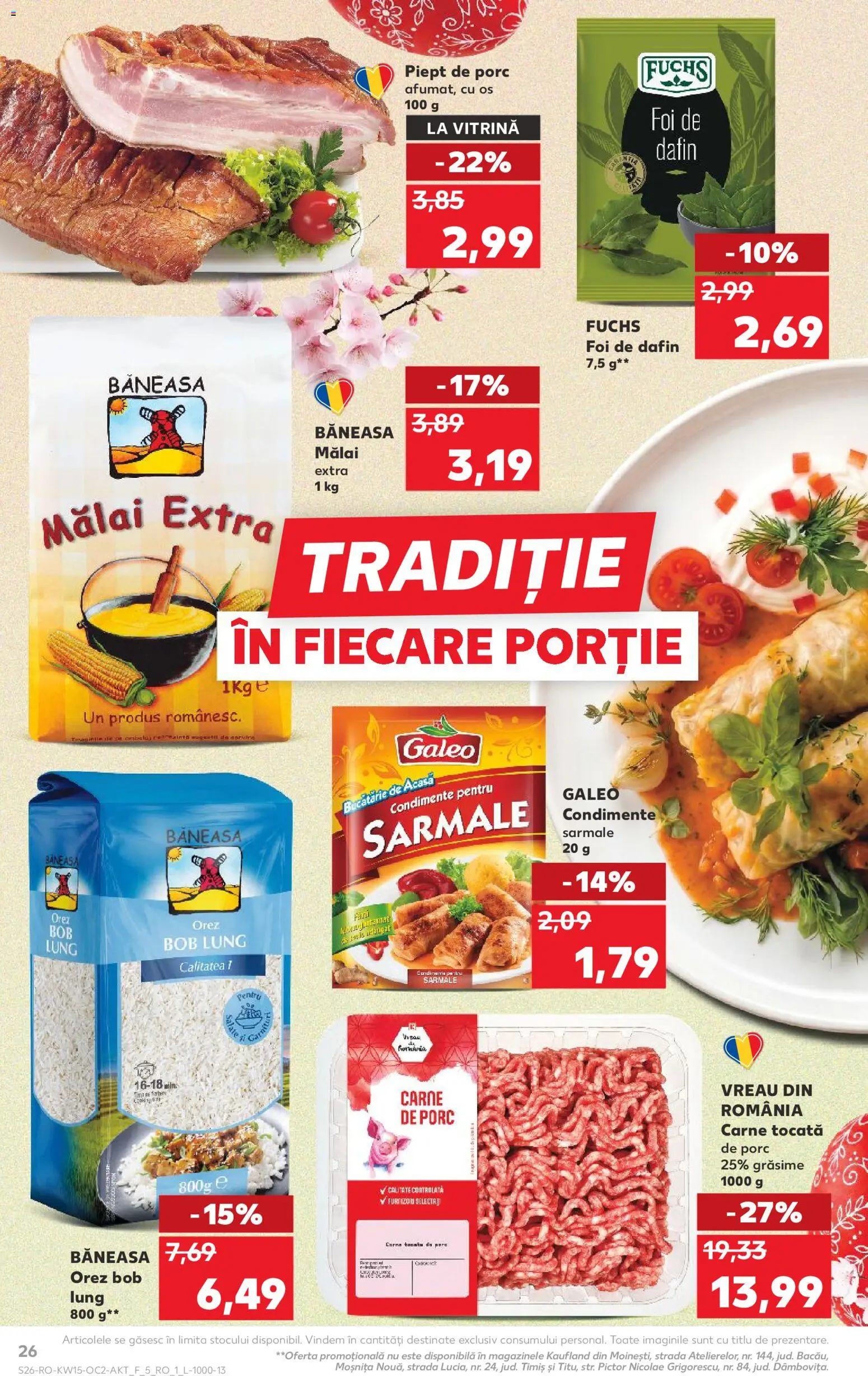 Catalog Kaufland 8 - 13 Aprilie 2026 | Pagina 26 | Produse: Bucătărie, Vitrină, Orez, Carne tocată