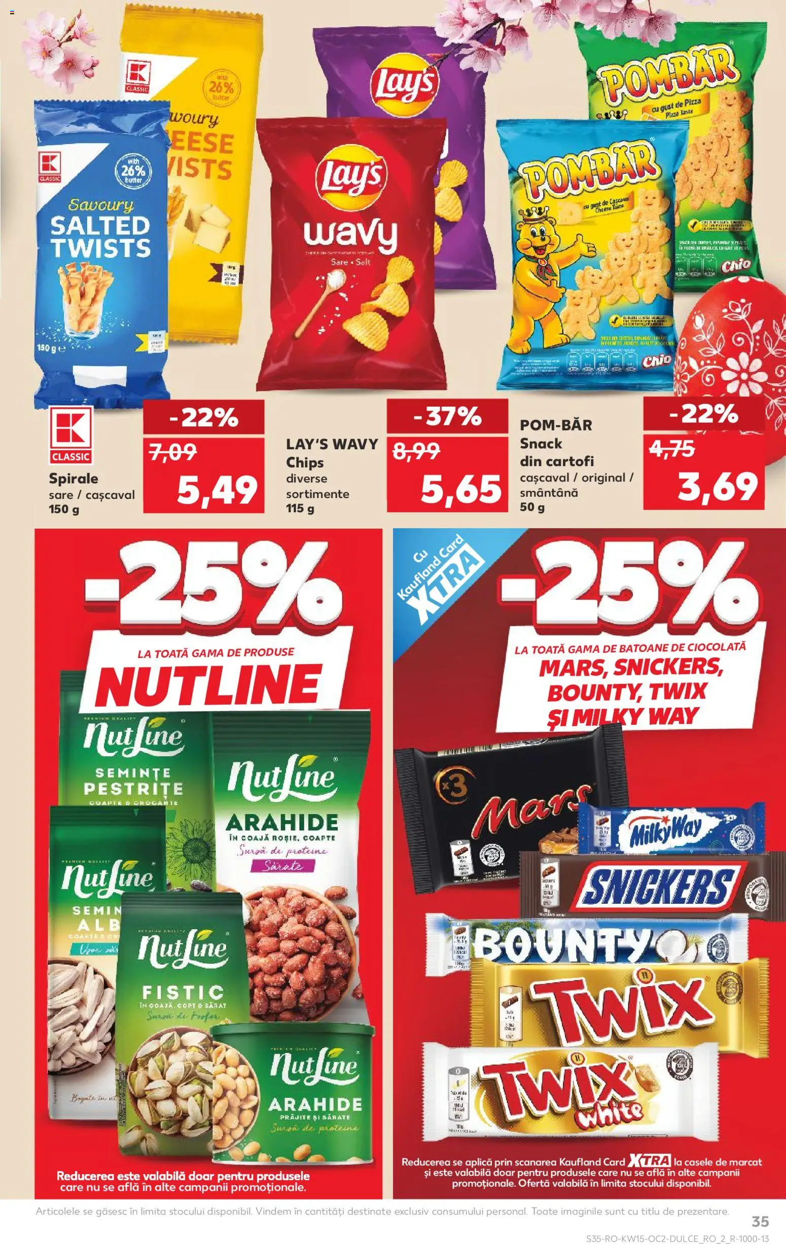 Catalog Kaufland 8 - 13 Aprilie 2026 | Pagina 35 | Produse: Cașcaval, Semințe, Ciocolată, Pizza
