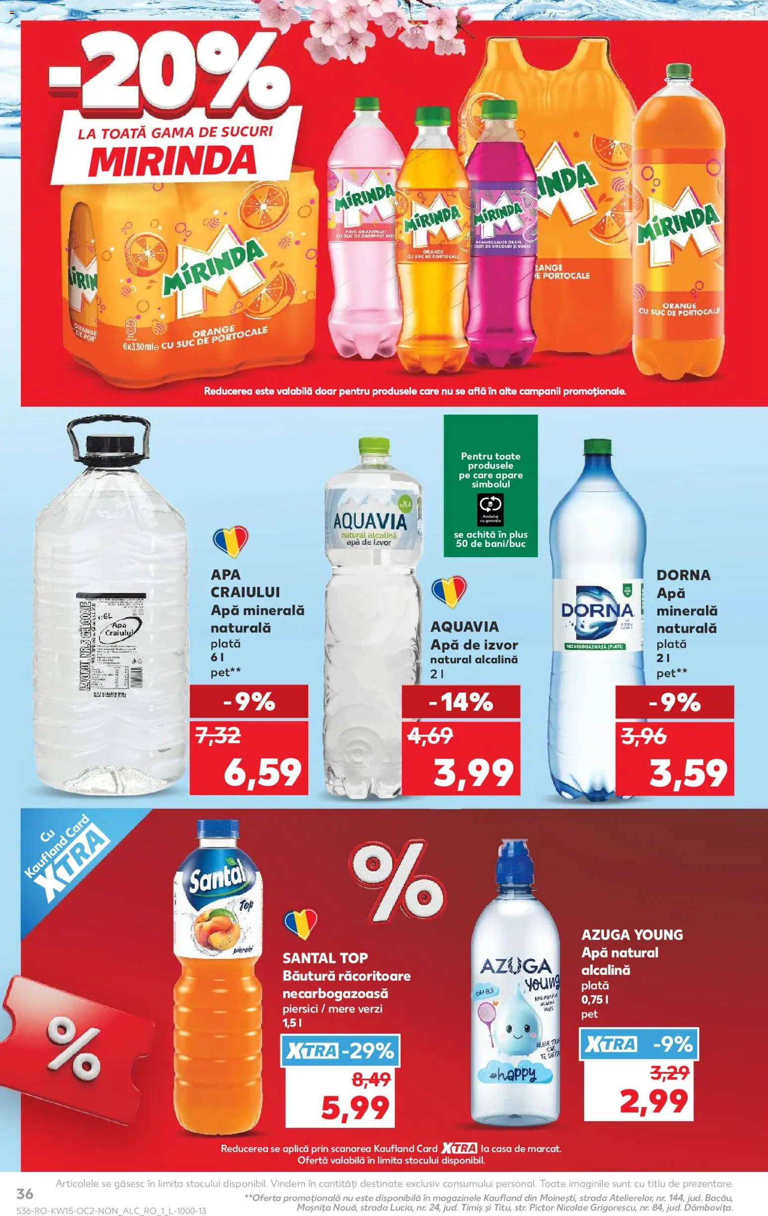 Catalog Kaufland 8 - 13 Aprilie 2026 | Pagina 36 | Produse: Yazı tahtası kalemi, Suc, Mere, Portocale