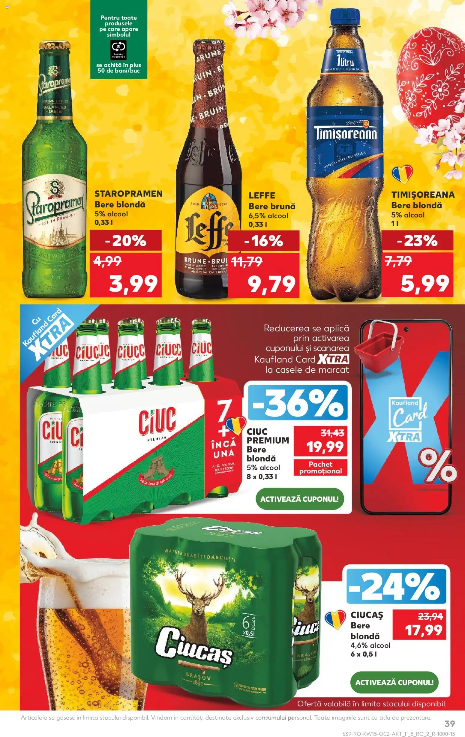 Catalog Kaufland 8 - 13 Aprilie 2026 | Pagina 39 | Produse: Bere