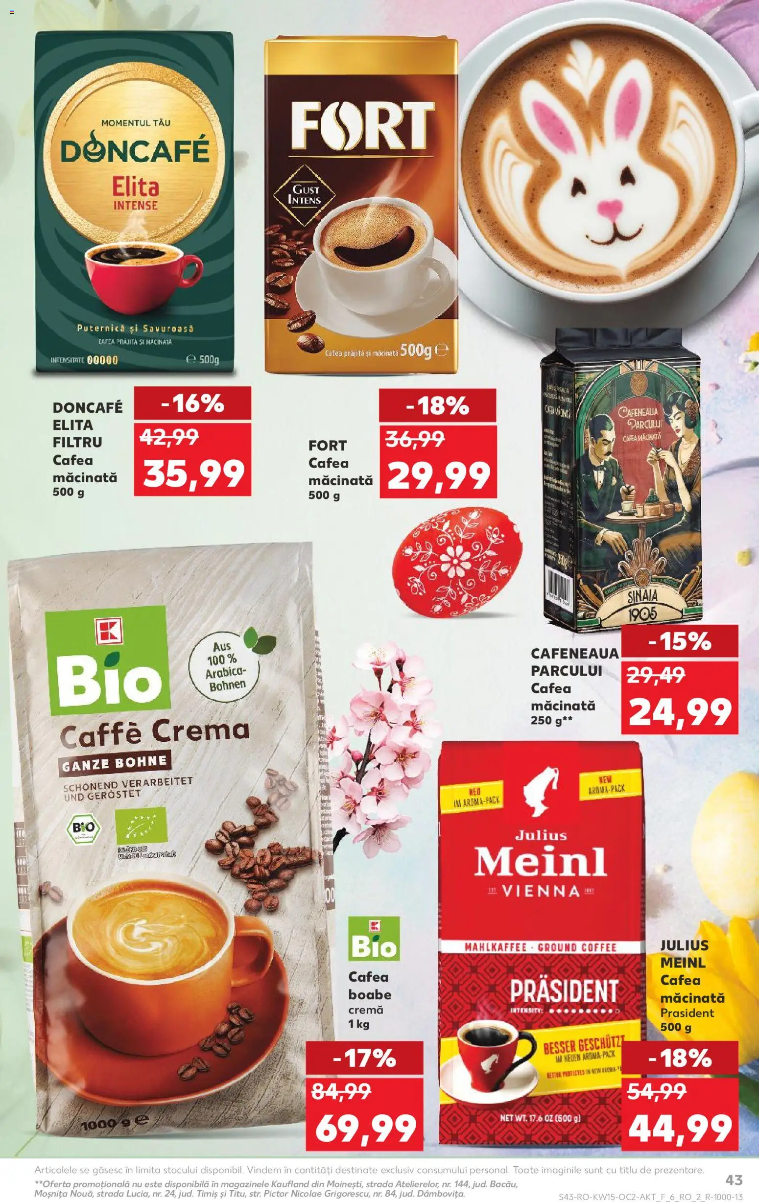 Catalog Kaufland 8 - 13 Aprilie 2026 | Pagina 43 | Produse: Şerit ödül, Cremă, Cafea