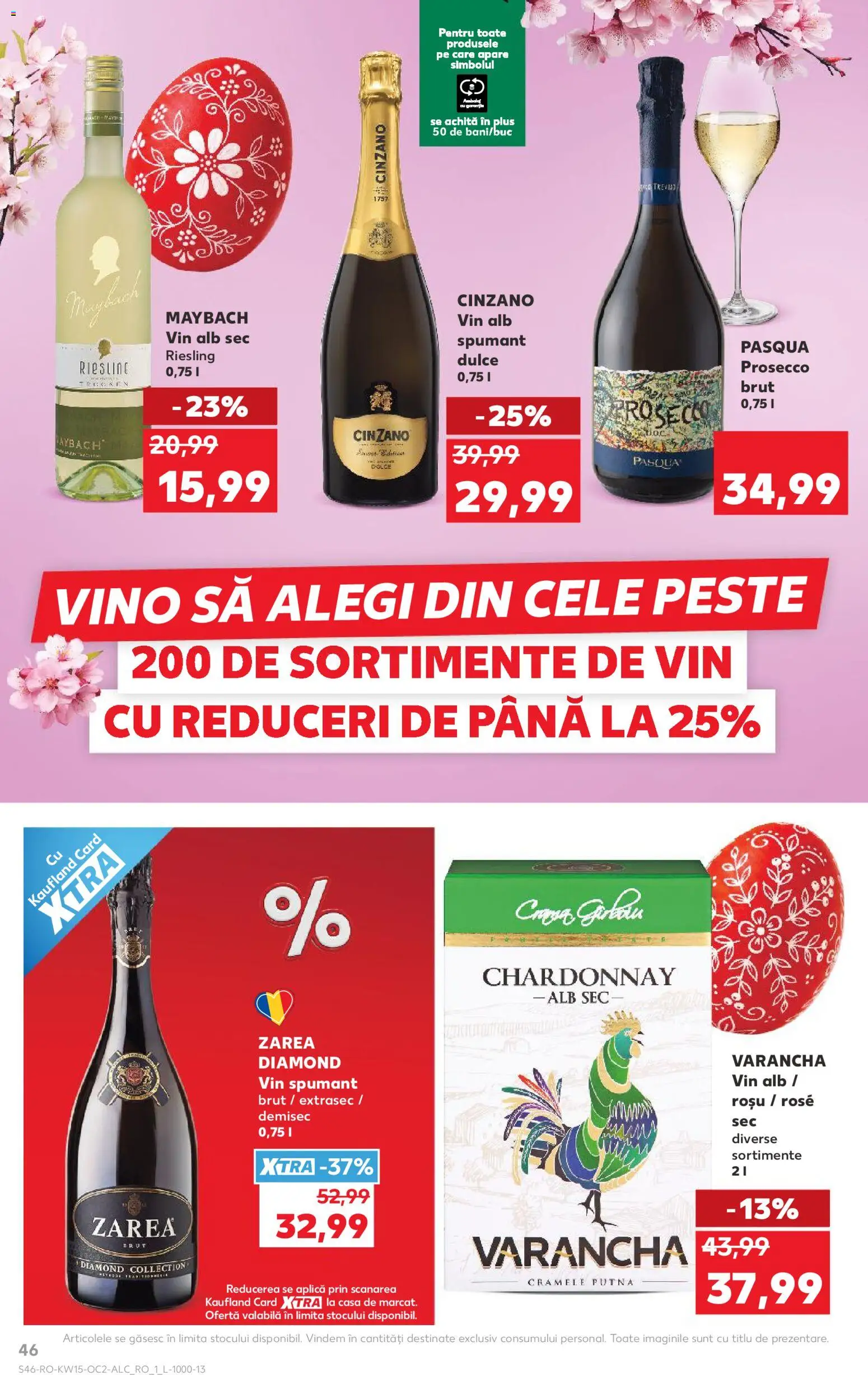 Catalog Kaufland 8 - 13 Aprilie 2026 | Pagina 46 | Produse: Prosecco, Vin, Pește