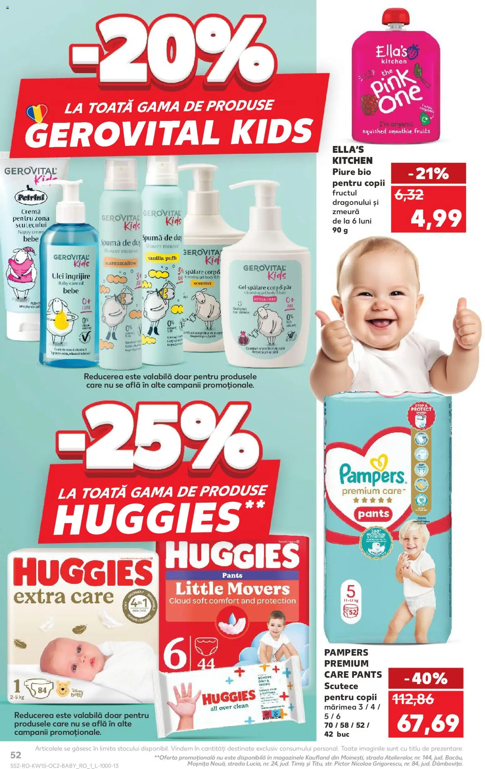 Catalog Kaufland 8 - 13 Aprilie 2026 | Pagina 52 | Produse: Pirinç gevreği, Body, Scutece, Smoothie