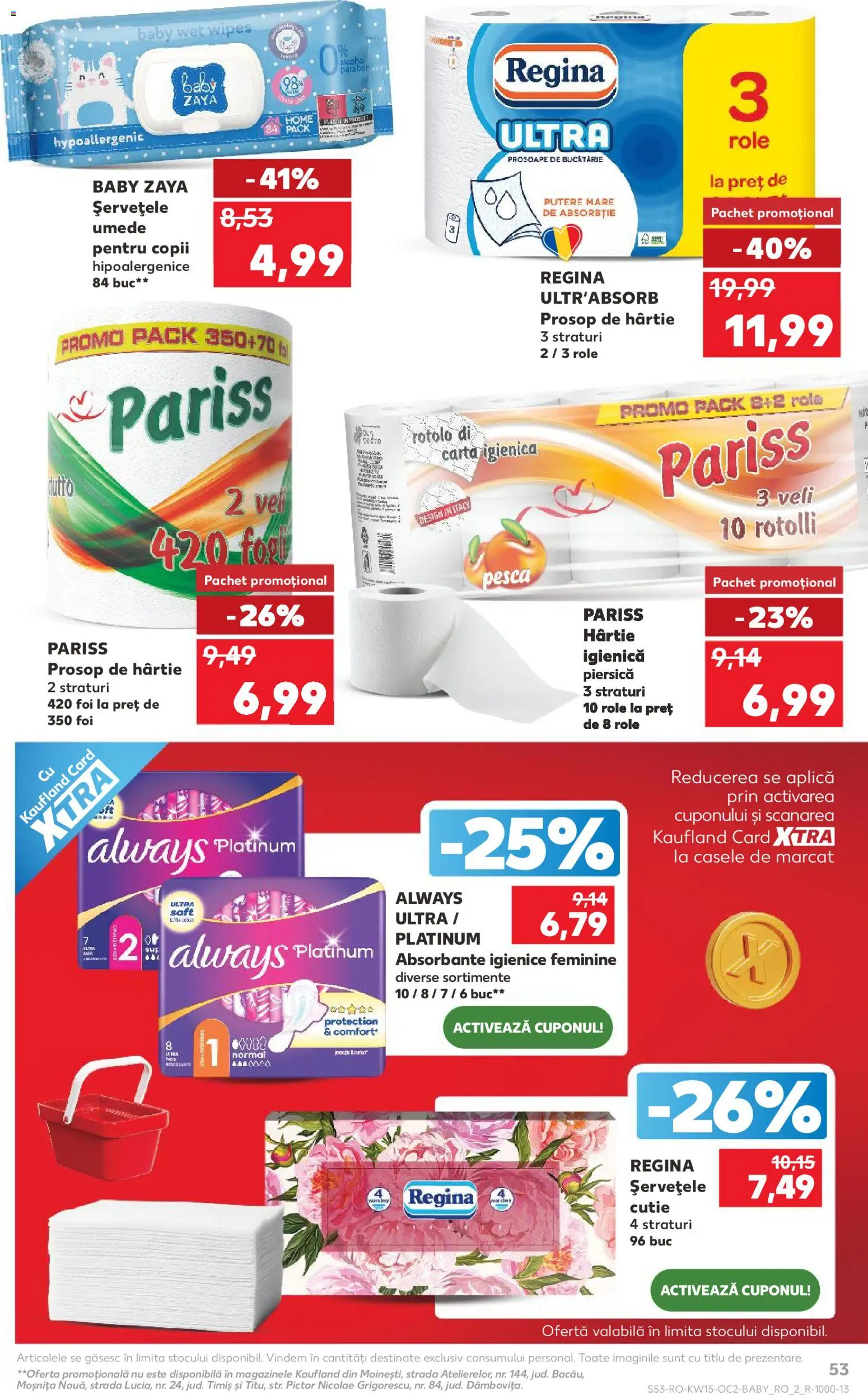 Catalog Kaufland 8 - 13 Aprilie 2026 | Pagina 53 | Produse: Piersică, Bucătărie, Role, Cutie