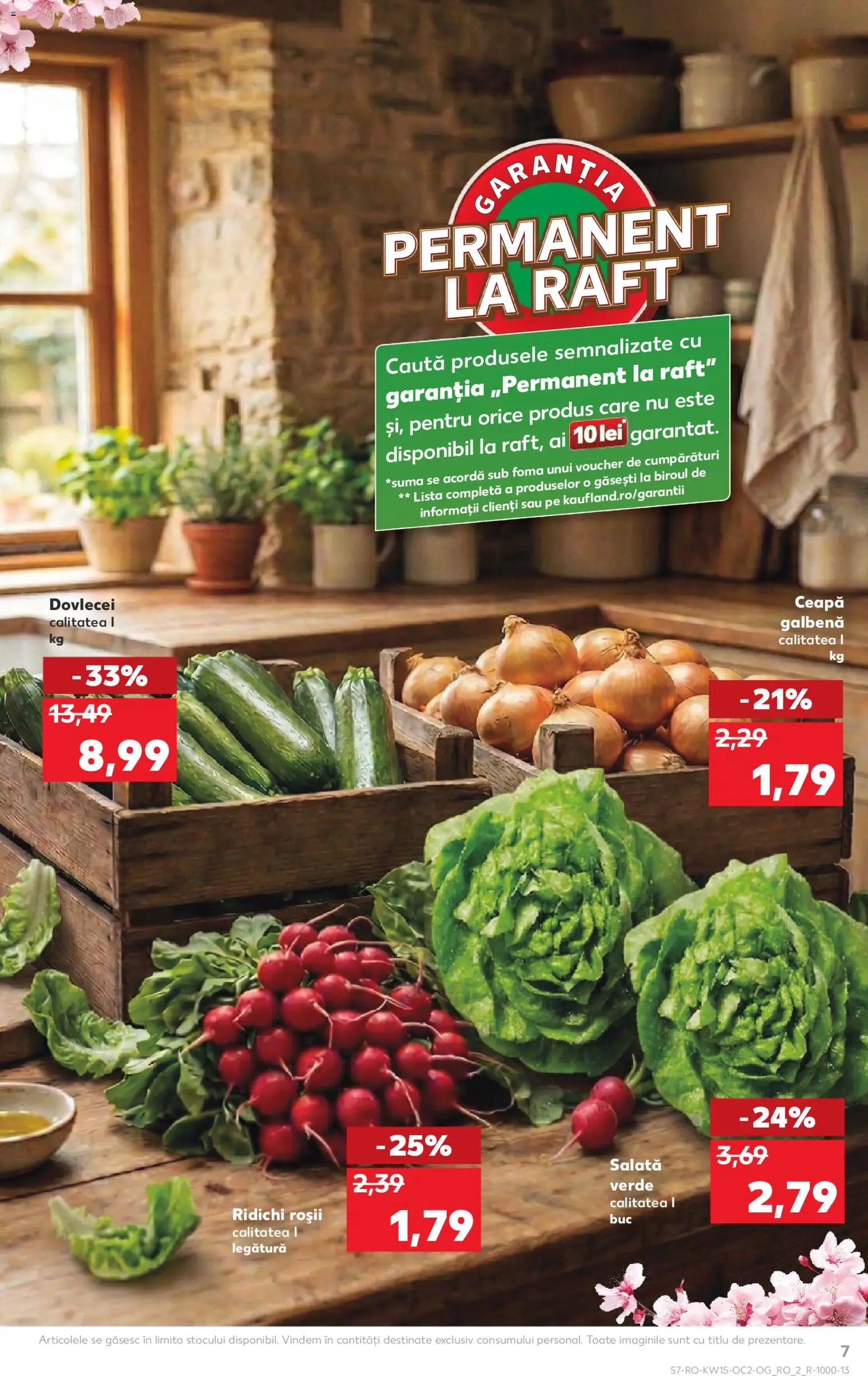 Catalog Kaufland 8 - 13 Aprilie 2026 | Pagina 7 | Produse: Raft, Ceapă galbenă, Roșii, Salată