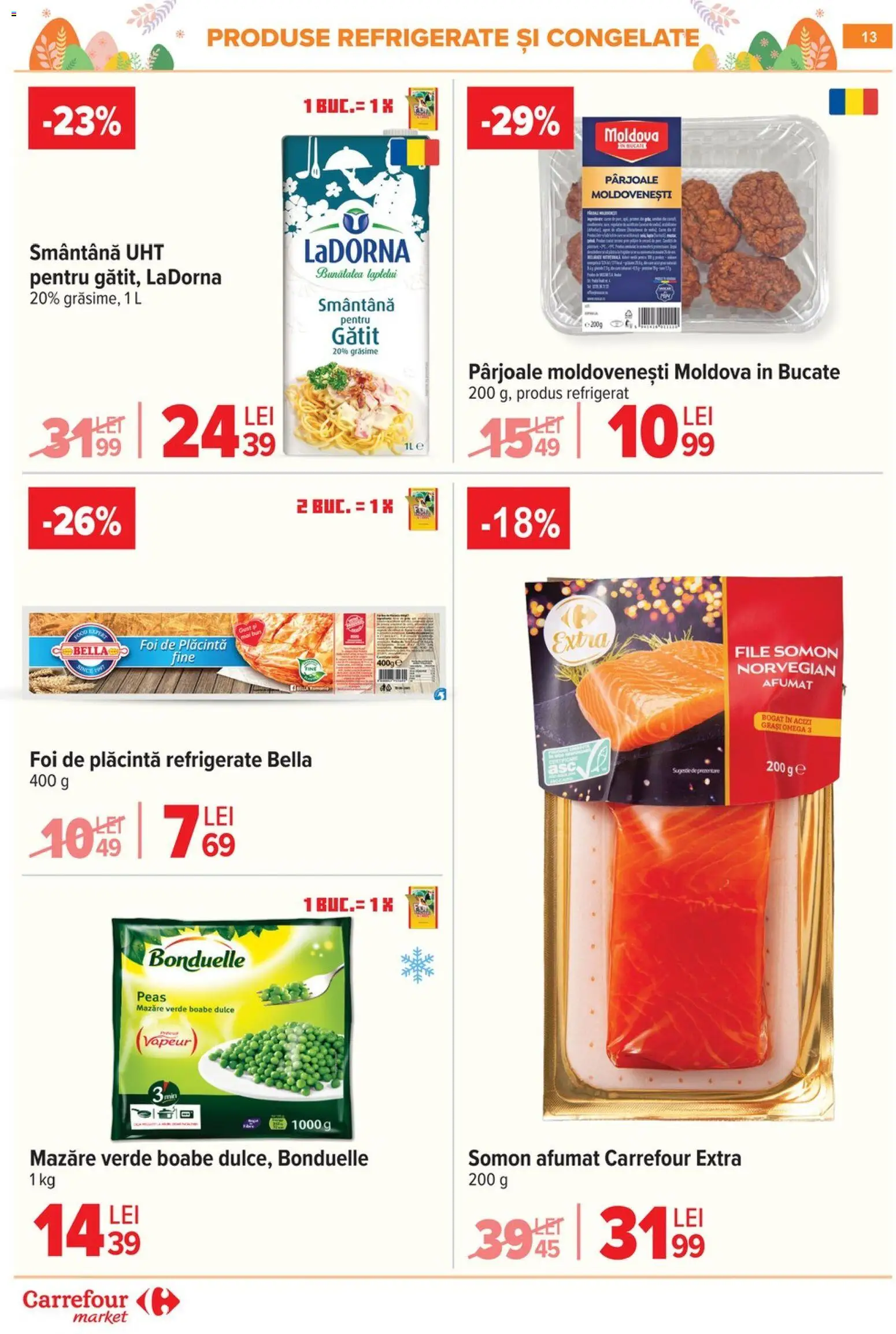 Catalog Carrefour 6 - 13 Aprilie 2026 | Pagina 13 | Produse: Şerit ödül, Cafea, Ciocolată, Biscuiți