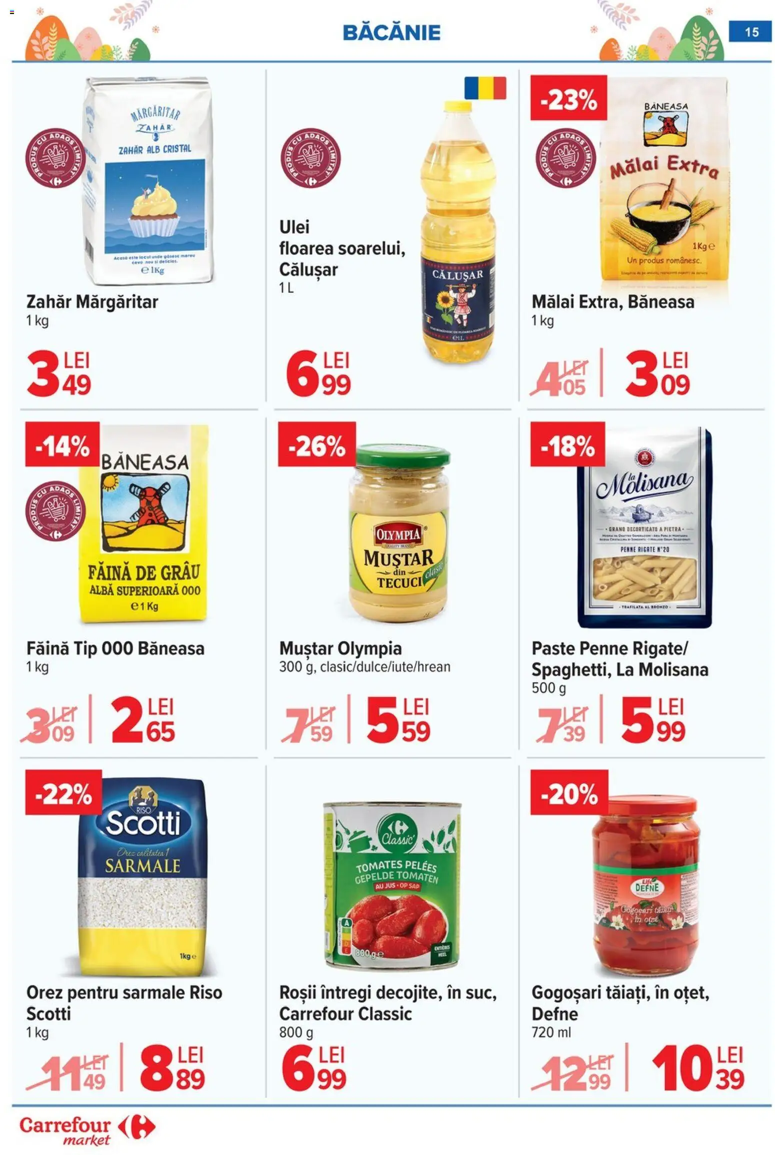 Catalog Carrefour 6 - 13 Aprilie 2026 | Pagina 15 | Produse: Bahçe aydınlatması, Masaüstü kılıfı, Lapte, Salam