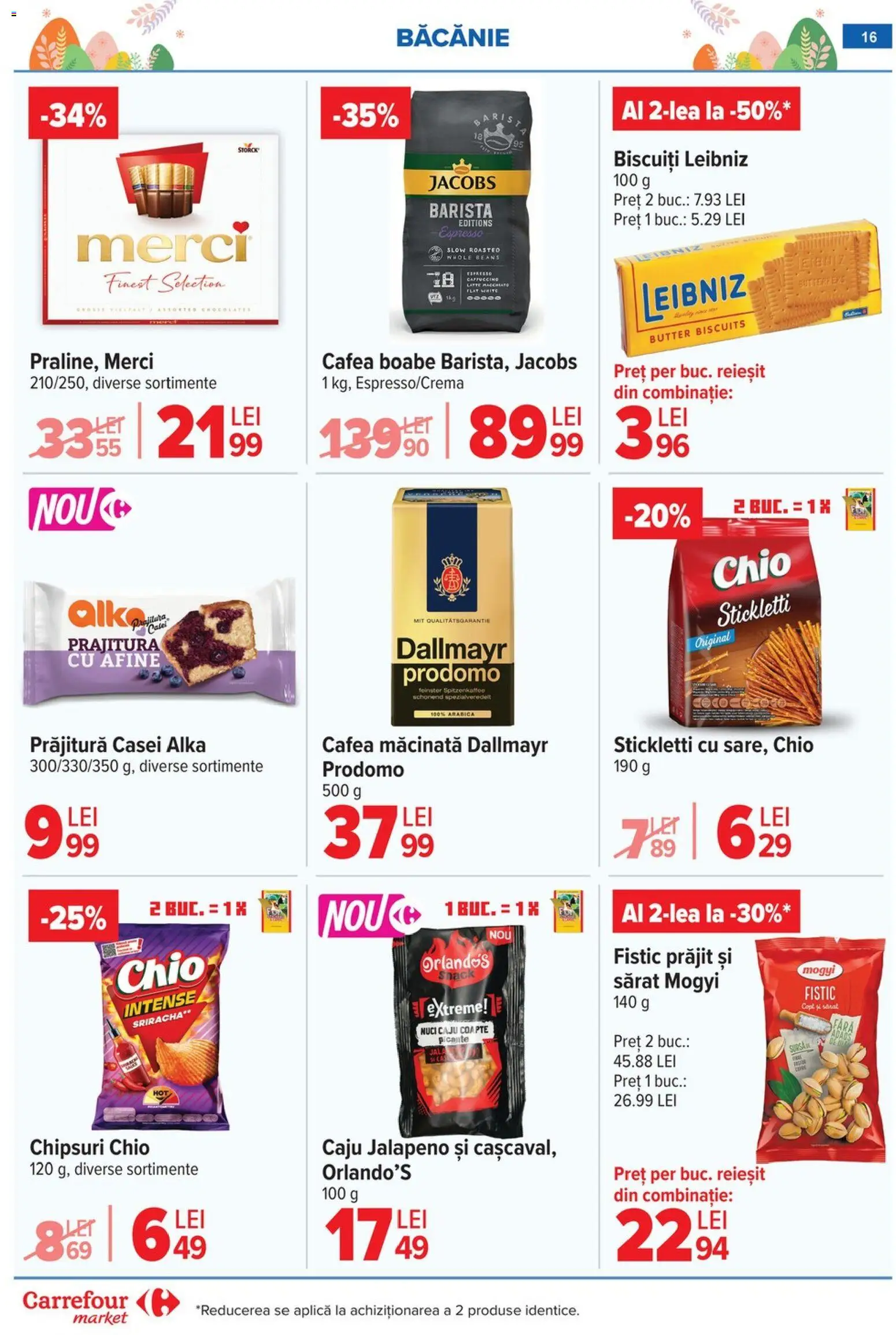 Catalog Carrefour 6 - 13 Aprilie 2026 | Pagina 16 | Produse: Lapte, Unt, Iaurt, Smântână
