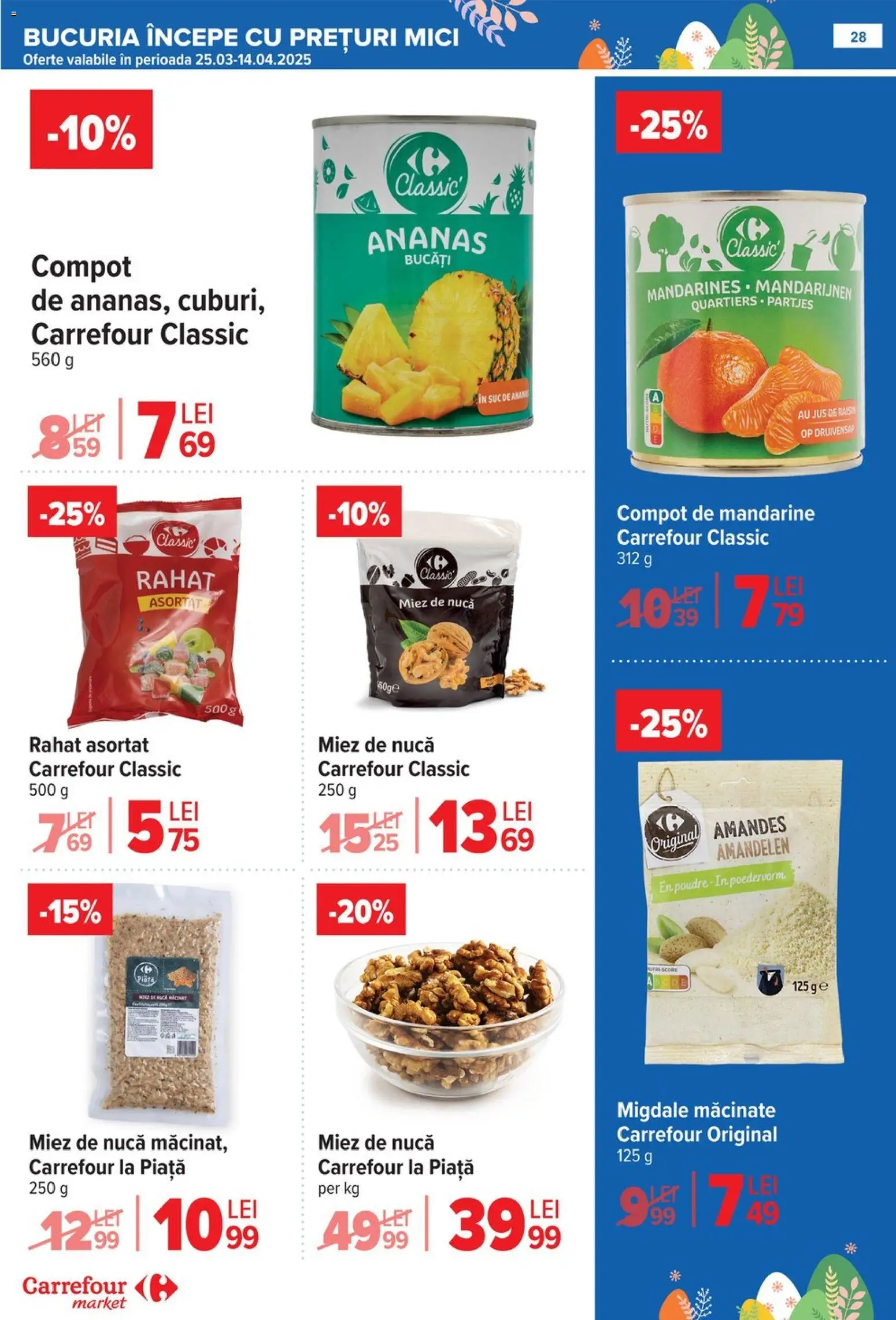 Catalog Carrefour 6 - 13 Aprilie 2026 | Pagina 29 | Produse: Mici, Brânză, Stafide, Legume