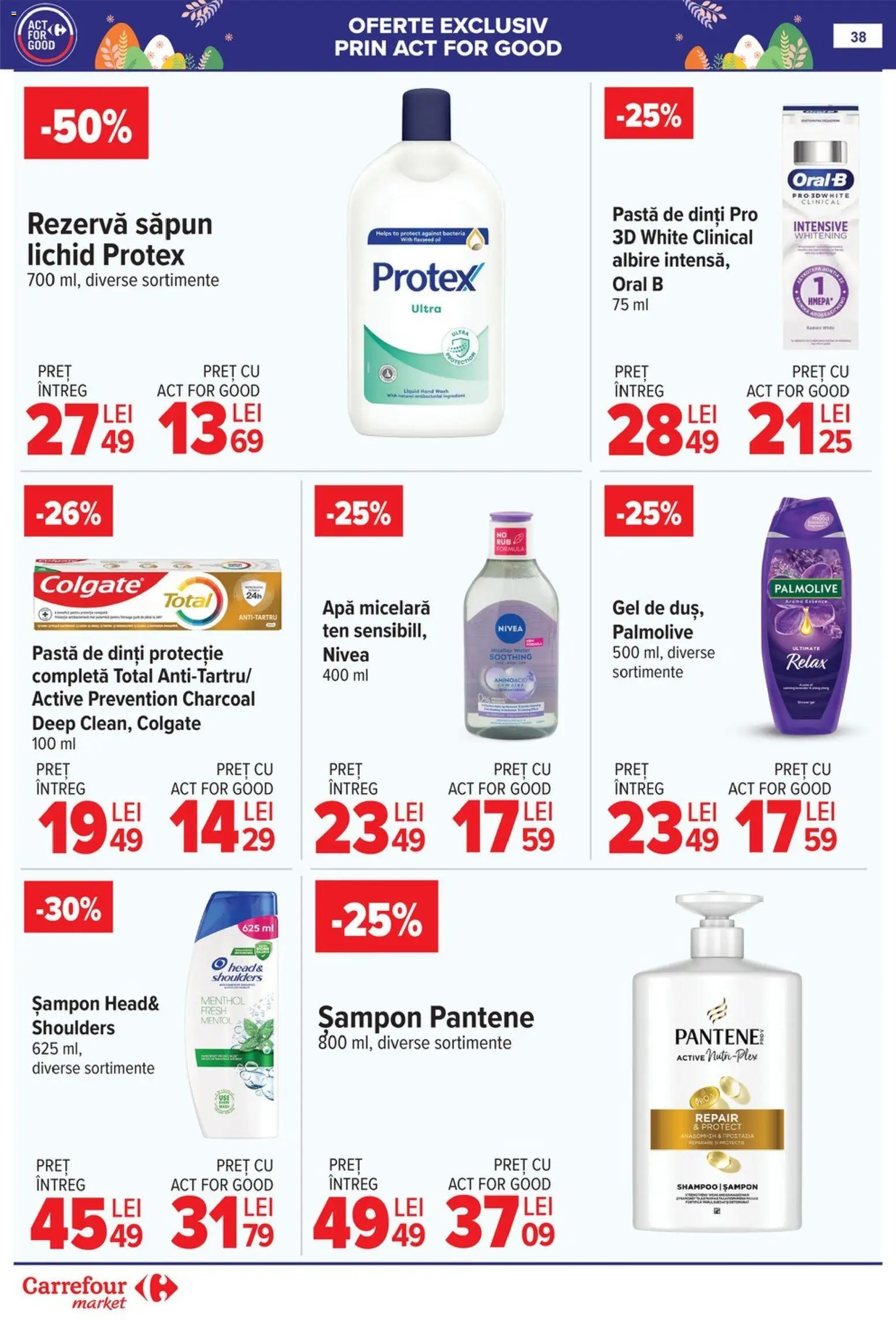 Catalog Carrefour 6 - 13 Aprilie 2026 | Pagina 39 | Produse: Yazı tahtası kalemi, Köpek Sabunu, Ice tea, Apă