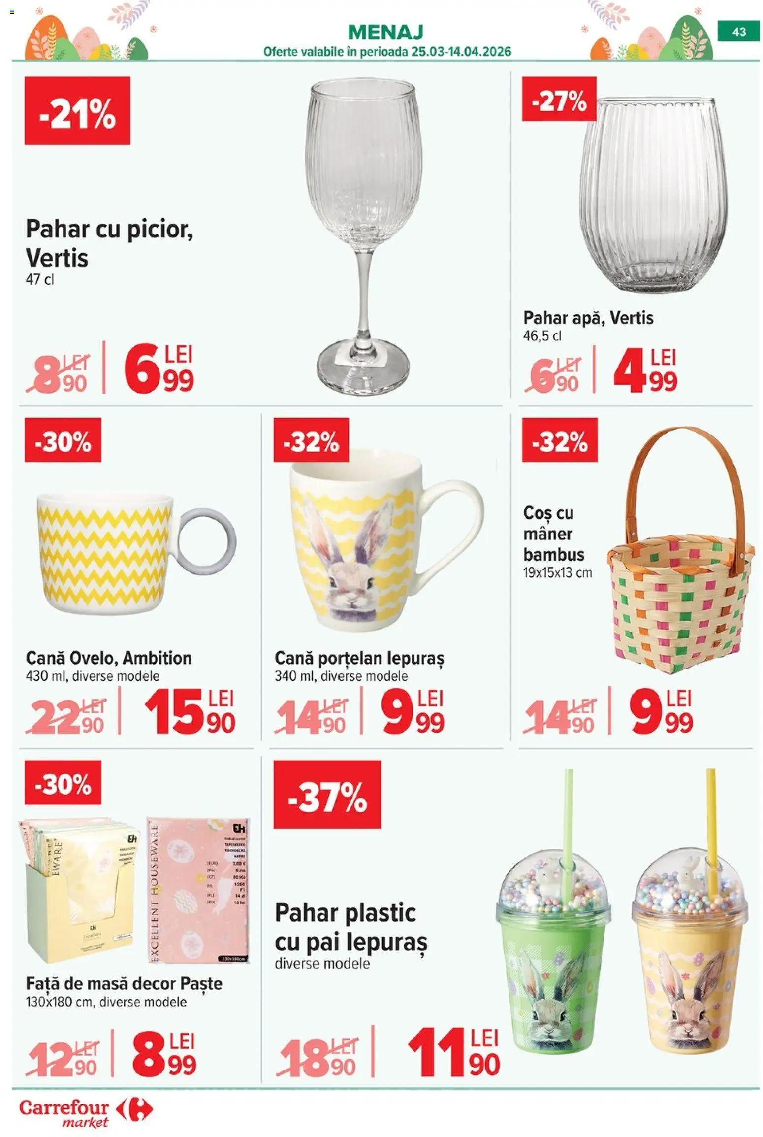 Catalog Carrefour 6 - 13 Aprilie 2026 | Pagina 44 | Produse: Apă micelară, Săpun, Pastă de dinți, Apă