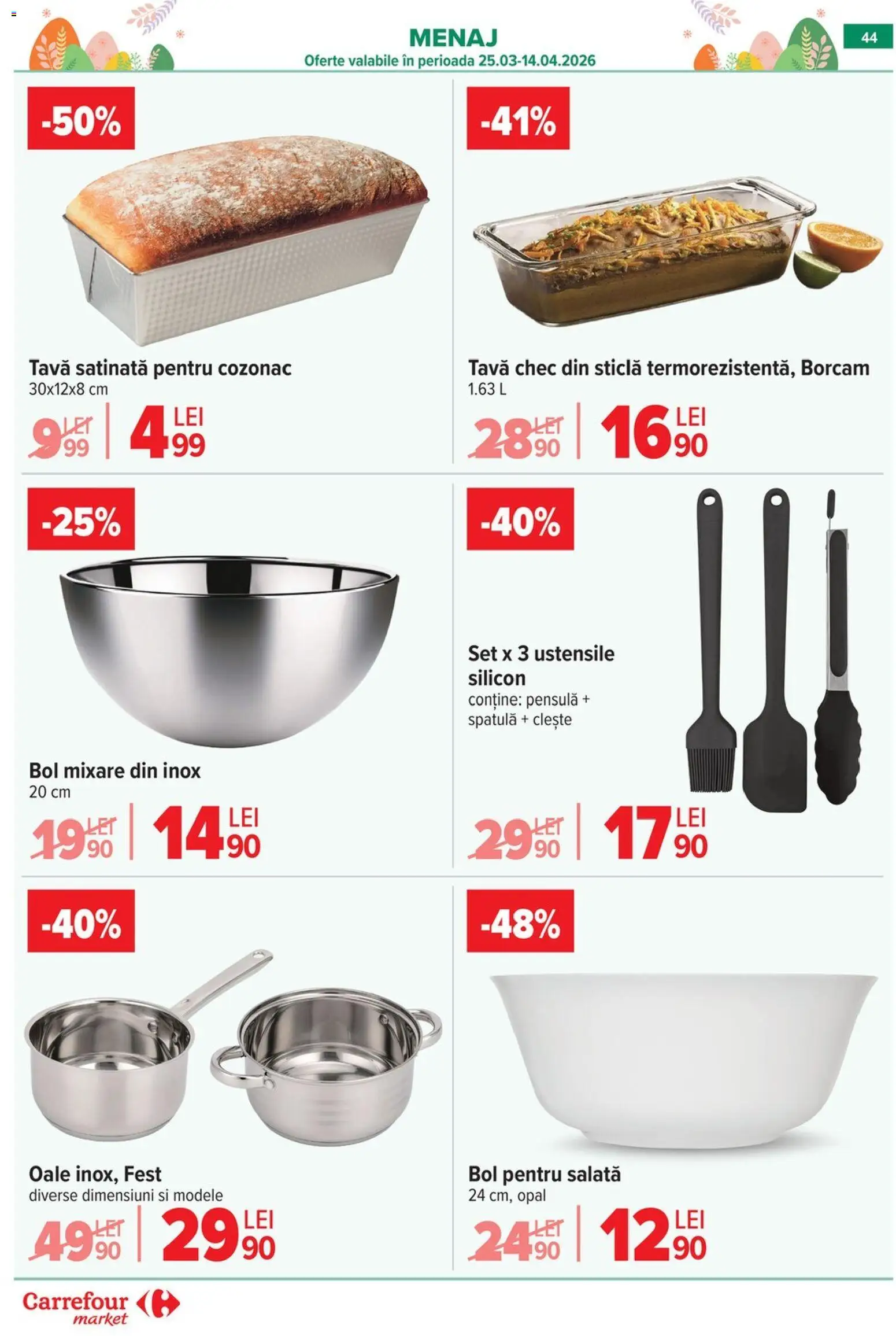 Catalog Carrefour 6 - 13 Aprilie 2026 | Pagina 45 | Produse: Vopsea, Șampon, Balsam, Vopsea de păr