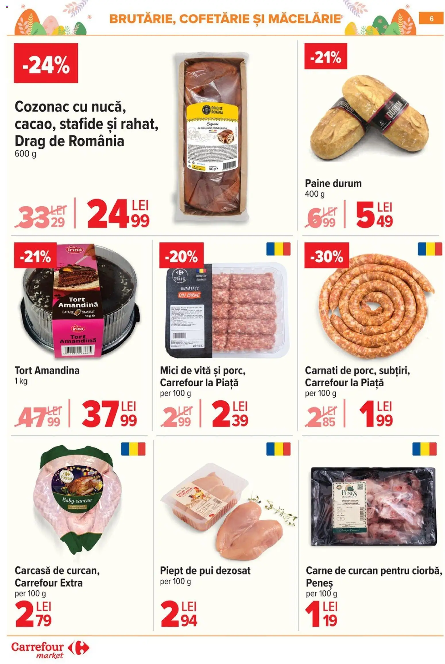 Catalog Carrefour 6 - 13 Aprilie 2026 | Pagina 6 | Produse: Pește, Castraveți, Legume