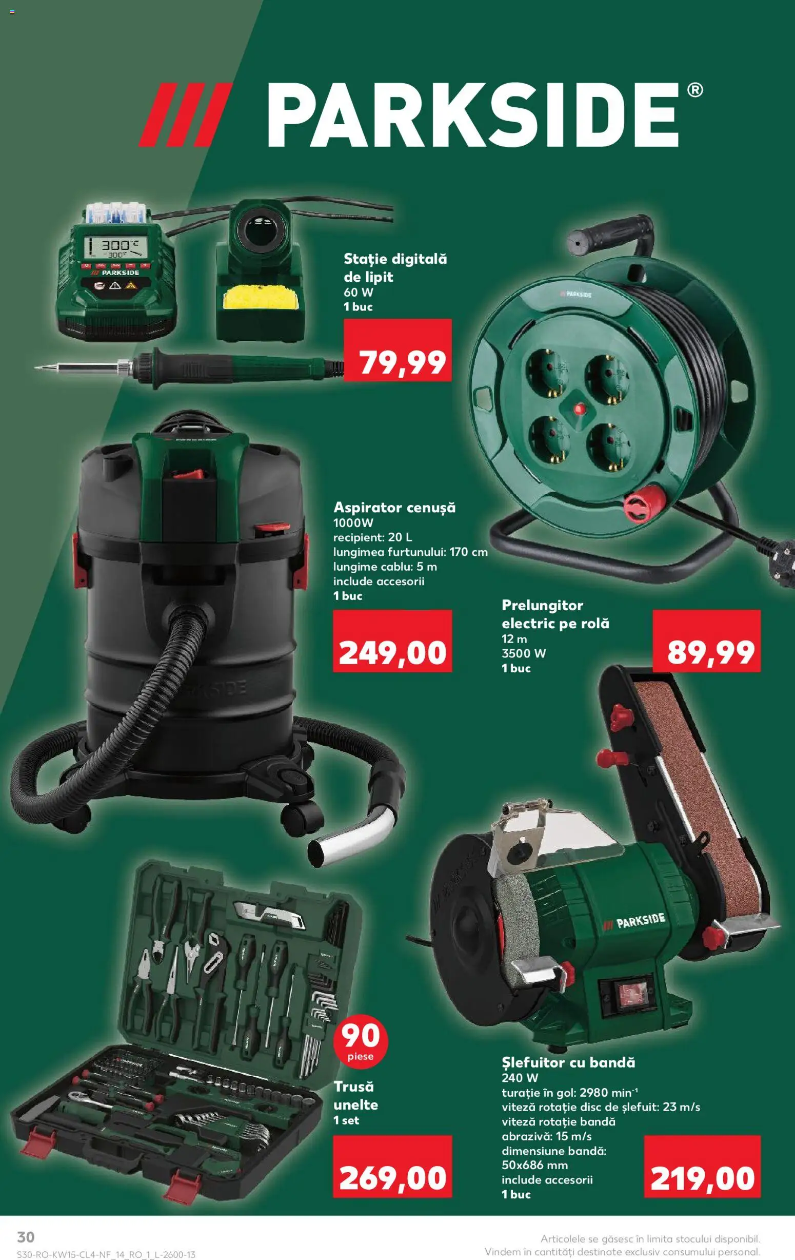 Catalog Kaufland 8 - 13 Aprilie 2026 | Pagina 30 | Produse: Arap sabunu, Prelungitor, Cablu, Aspirator
