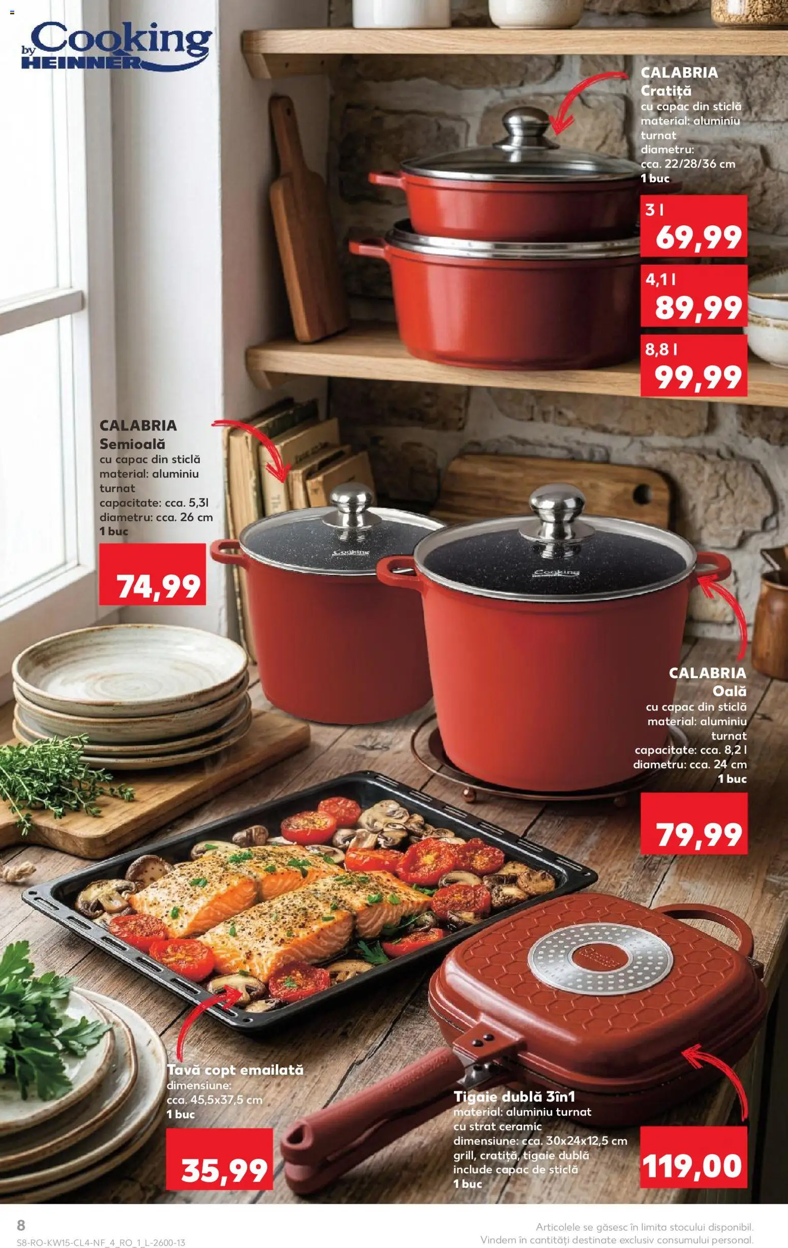 Catalog Kaufland 8 - 13 Aprilie 2026 | Pagina 8 | Produse: Tigaie, Cratiță, Oală
