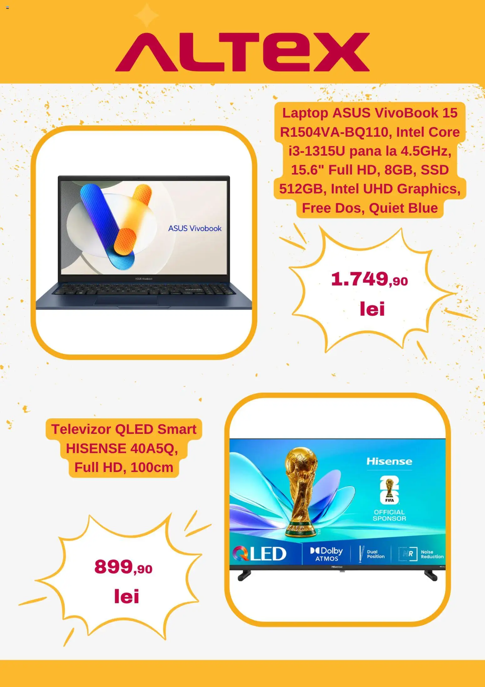 Catalog Altex 9 - 14 Aprilie 2026 | Pagina 3 | Produse: Laptop, Televizor