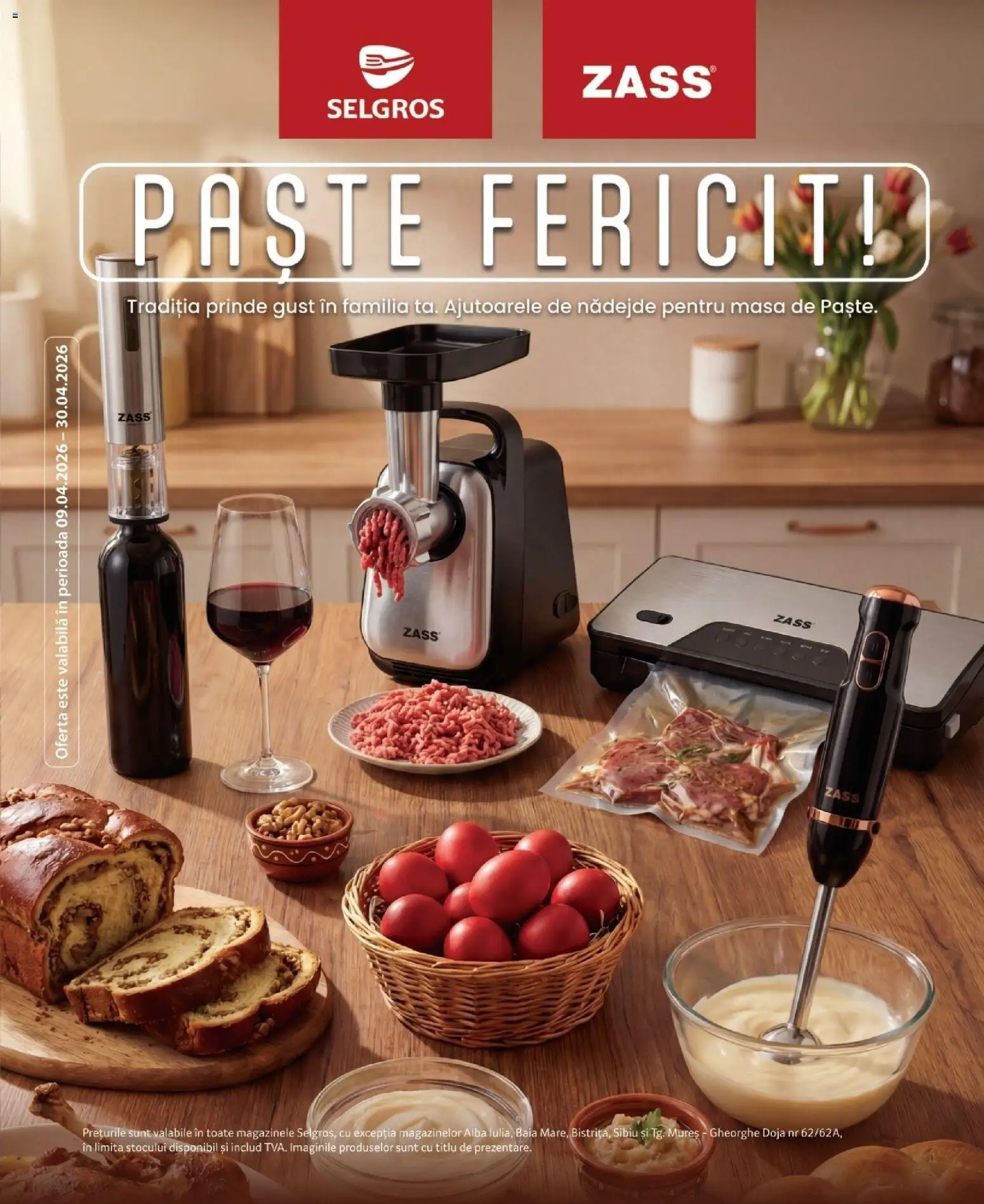 Catalog Selgros 9 - 29 Aprilie 2026 | Pagina 1 | Produse: Masă, Paste
