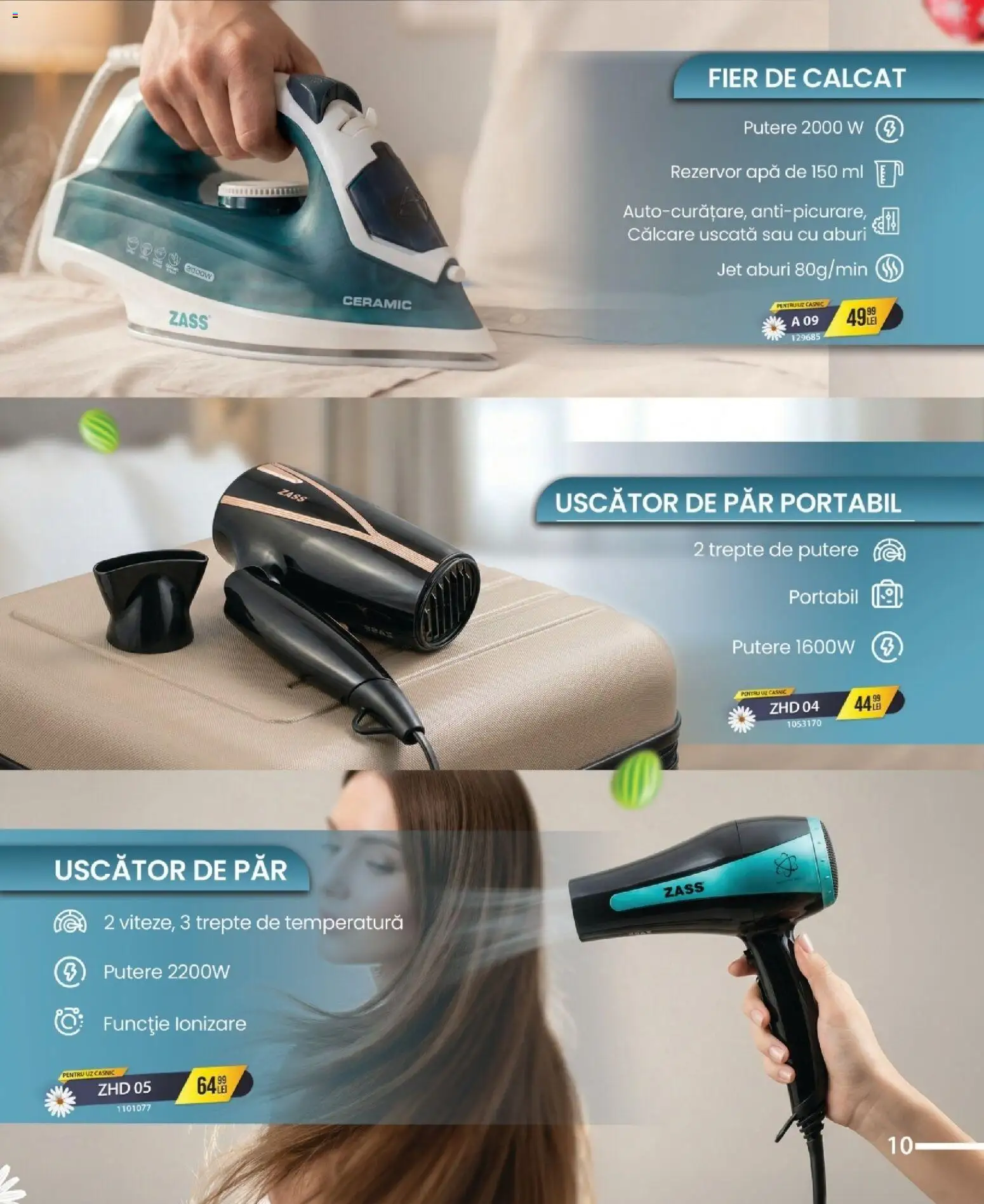 Catalog Selgros 9 - 29 Aprilie 2026 | Pagina 11 | Produse: Fier de călcat, Uscător, Uscător De Păr, Apă