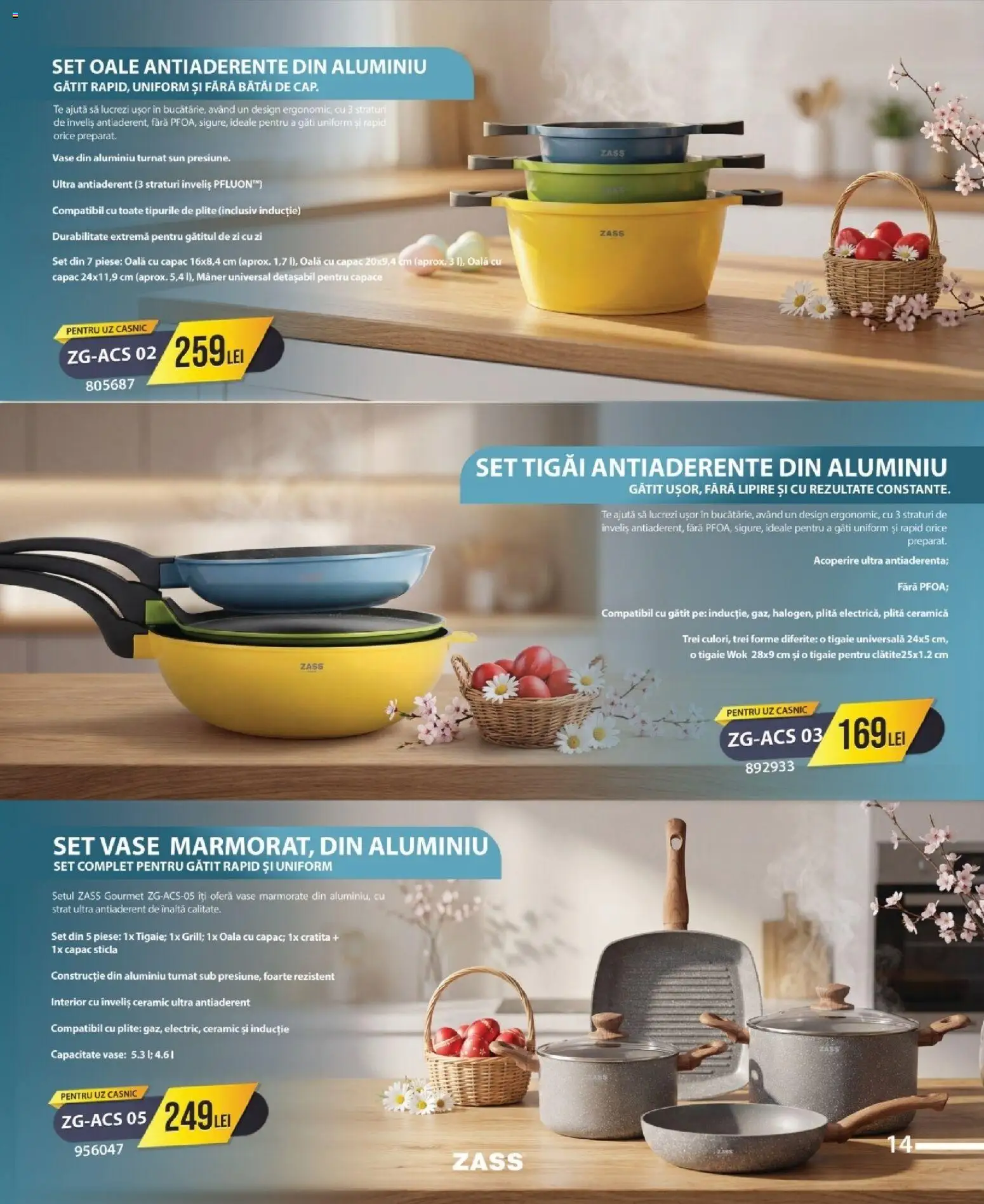 Catalog Selgros 9 - 29 Aprilie 2026 | Pagina 15 | Produse: Plită, Tigaie, Cratiță, Mâner