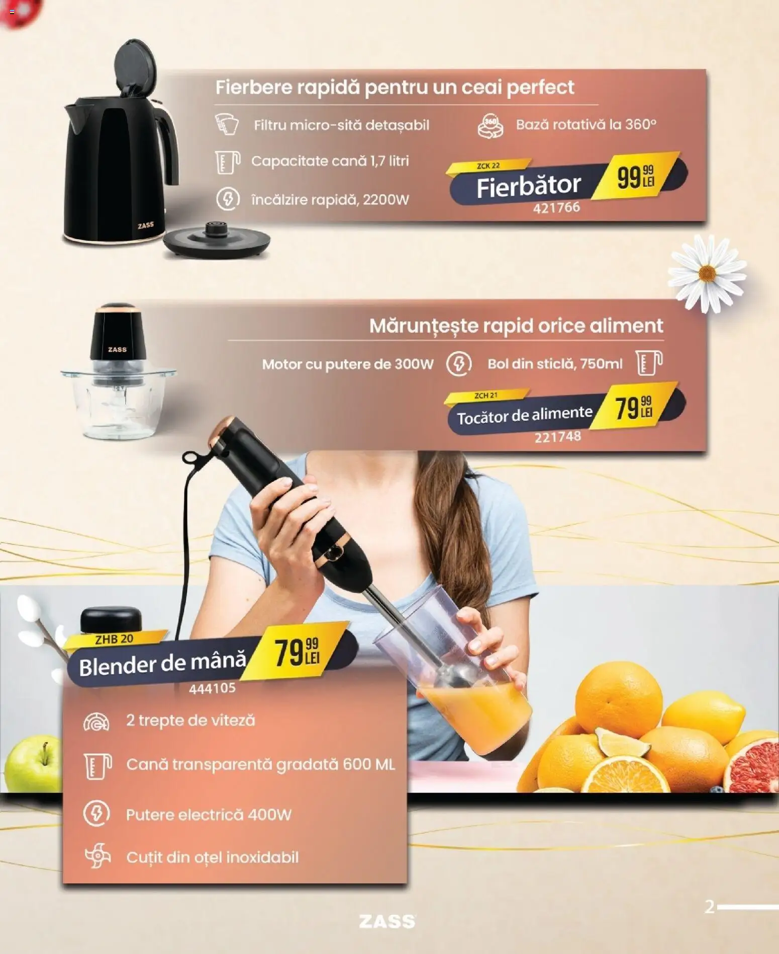 Catalog Selgros 9 - 29 Aprilie 2026 | Pagina 3 | Produse: Bol, Cuțit, Tocător, Ceai