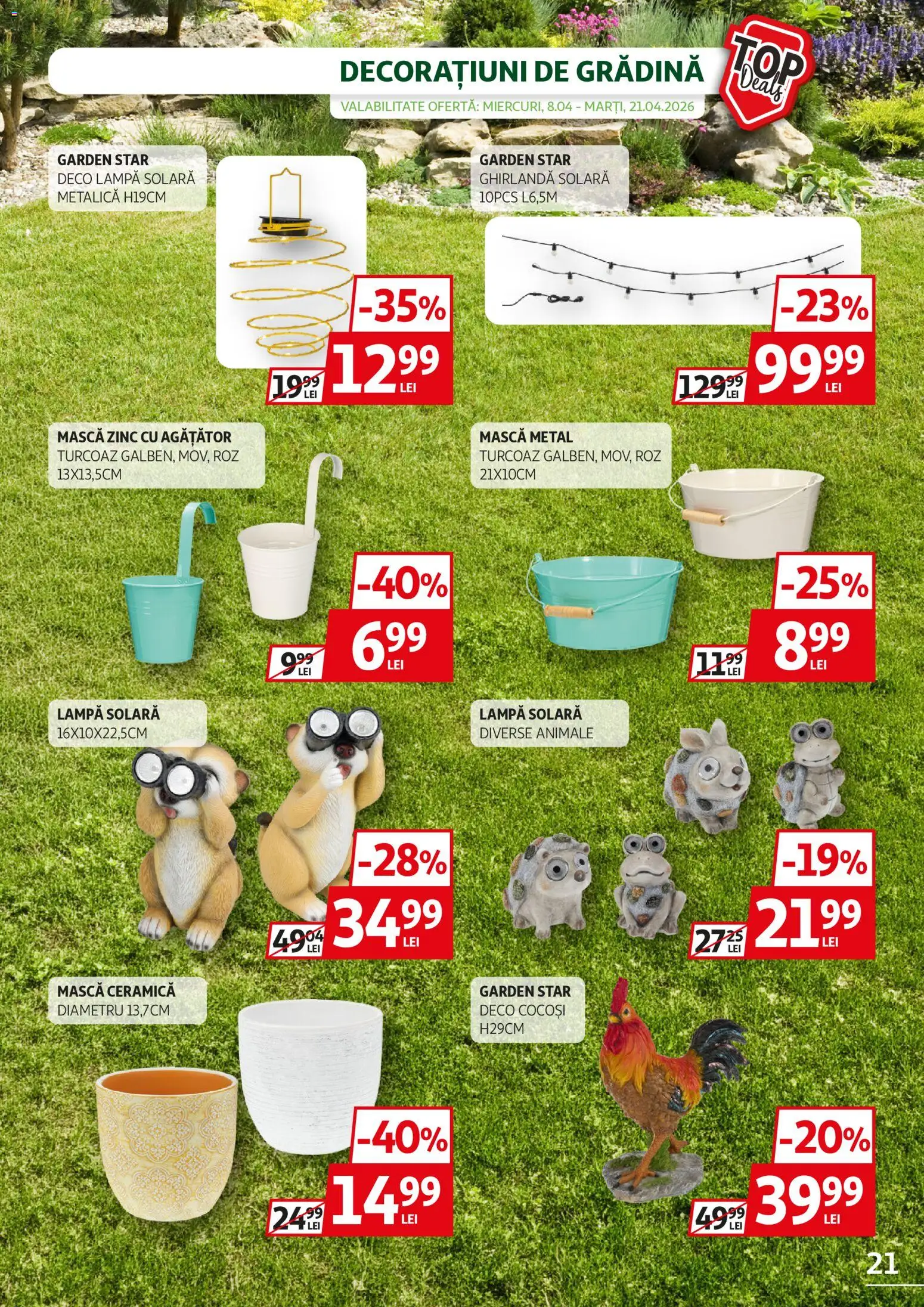 Catalog Auchan 8 - 20 Aprilie 2026 | Pagina 21 | Produse: Lampă