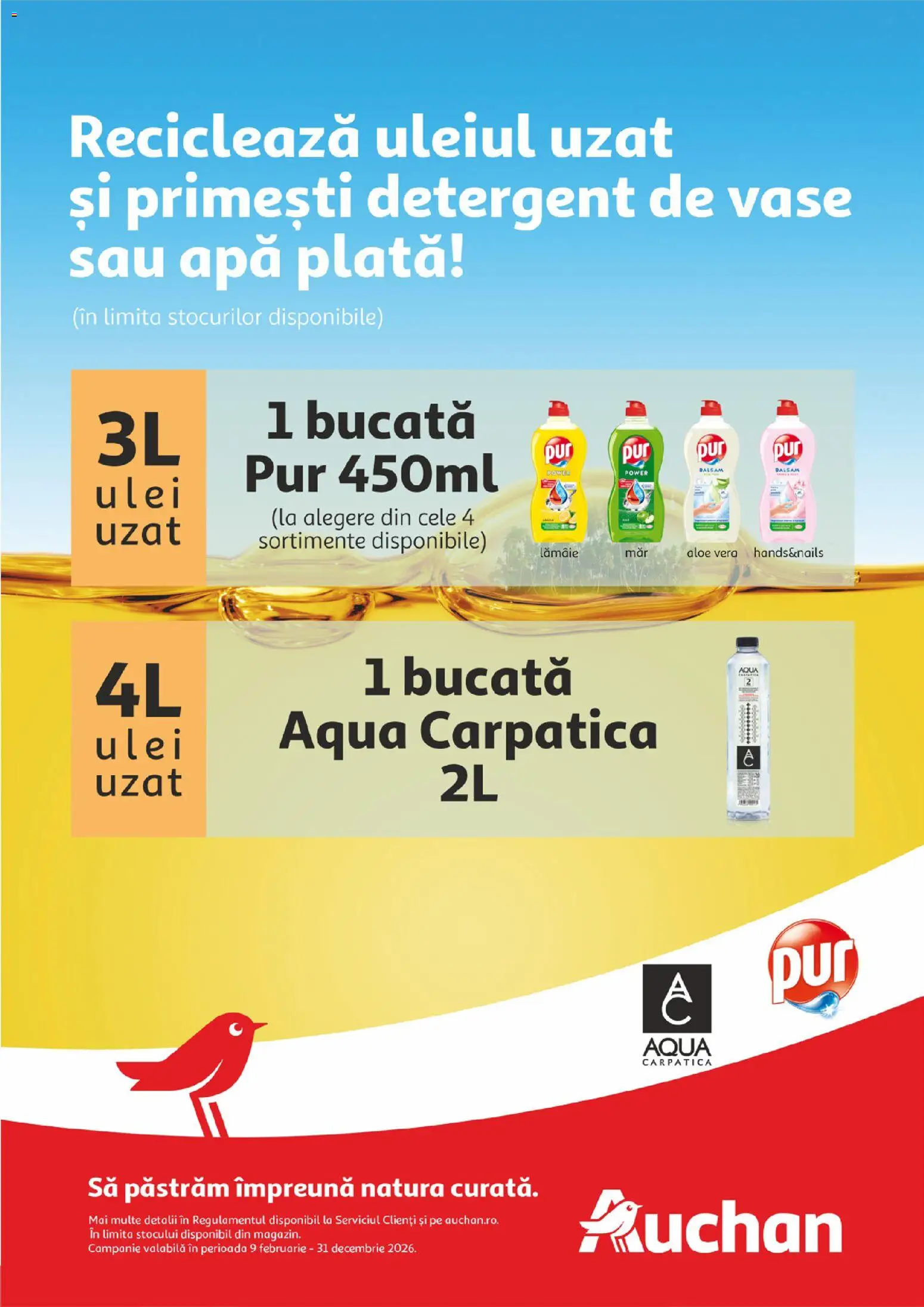 Catalog Auchan 8 - 20 Aprilie 2026 | Pagina 29 | Produse: Aloe vera, Ulei, Detergent, Apă