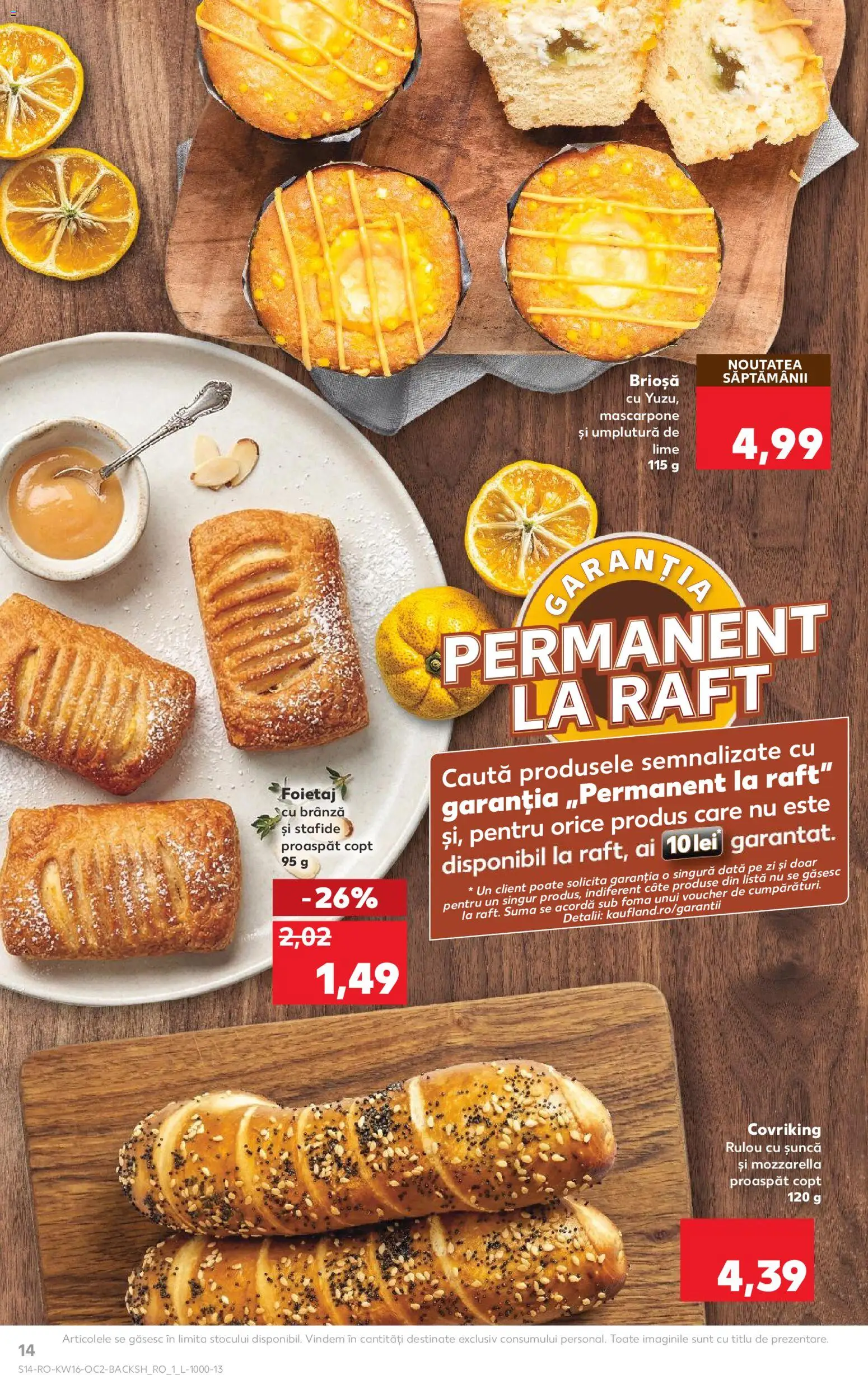 Catalog Kaufland 15 - 20 Aprilie 2026 | Pagina 14 | Produse: Lime, Raft, Mozzarella, Mascarpone