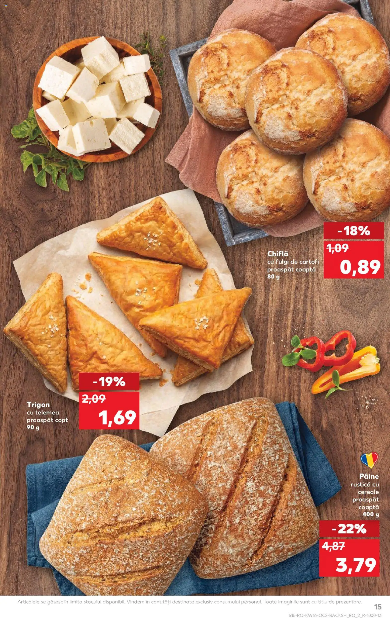 Catalog Kaufland 15 - 20 Aprilie 2026 | Pagina 15 | Produse: Chiflă, Pâine, Cereale, Fulgi